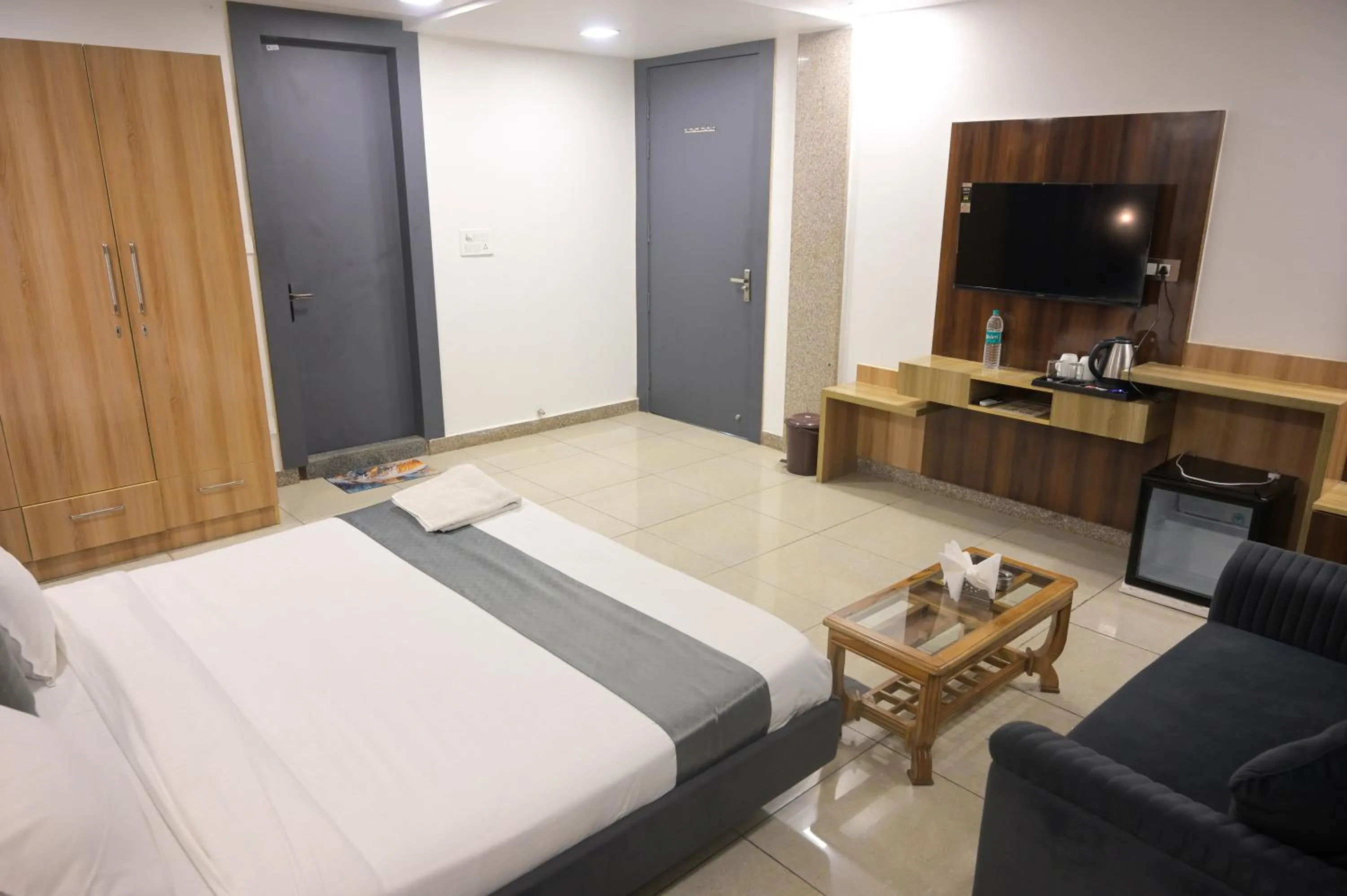 Bedroom, Bed in Raj Residency Gurgaon