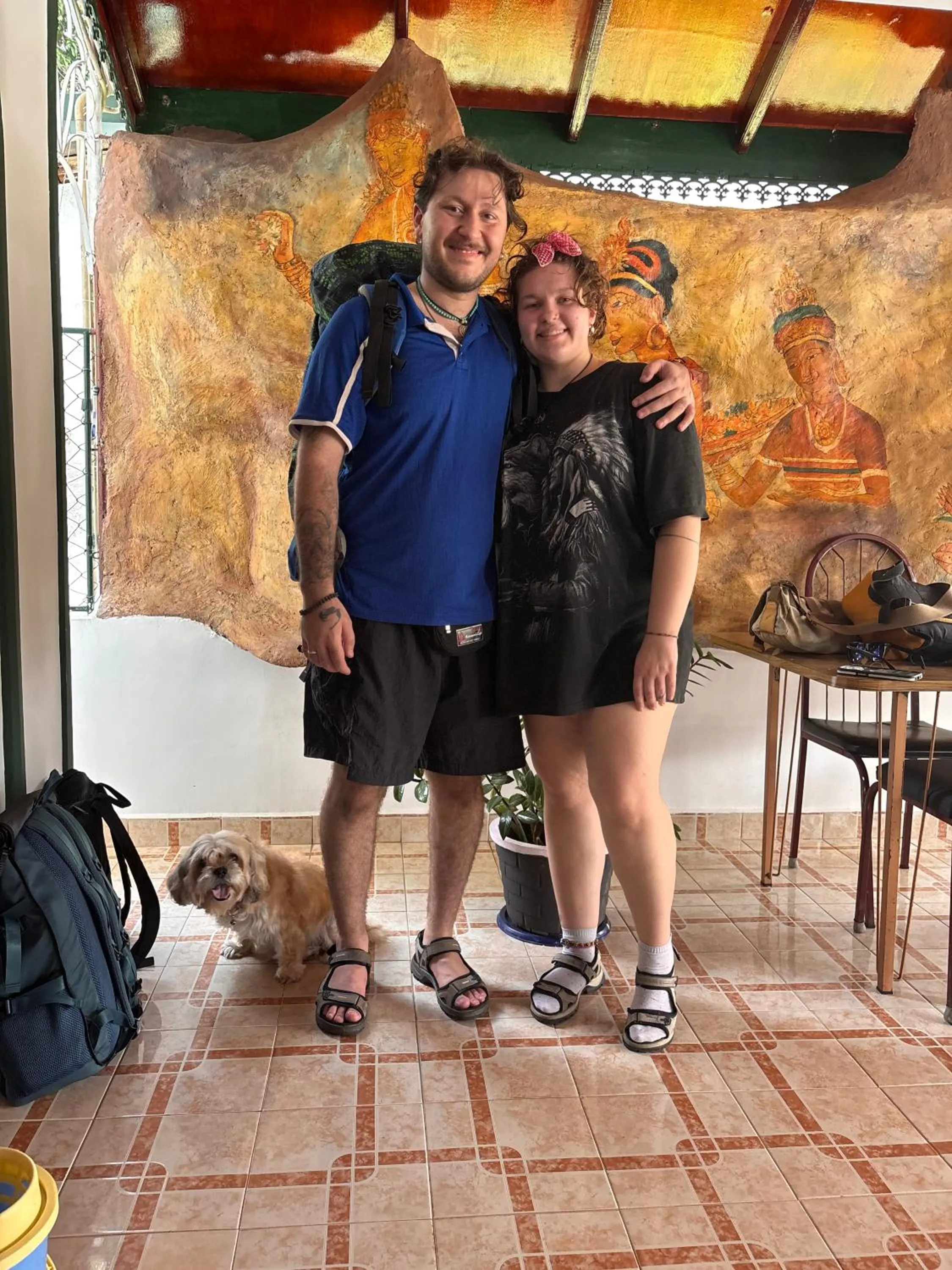 group of guests in The Villa Angeline