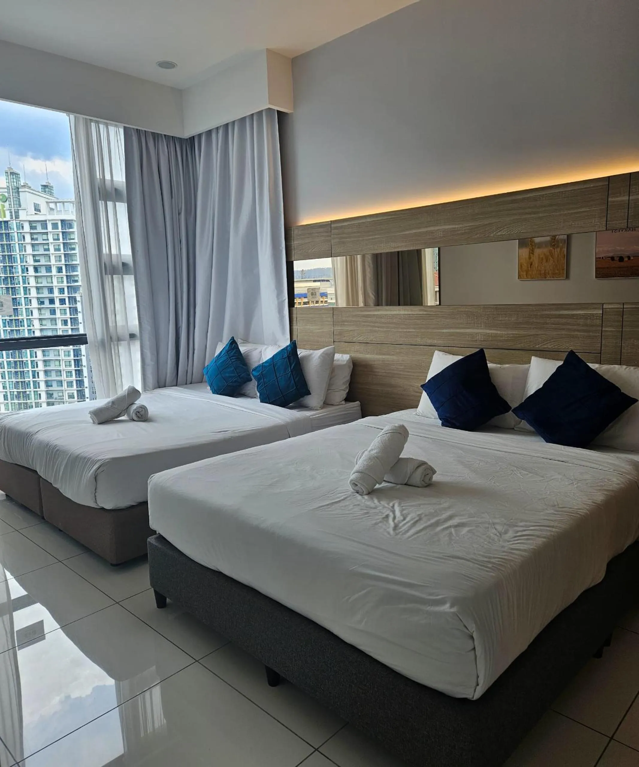 Bed in The Signature Suites at Robertson Bukit Bintang