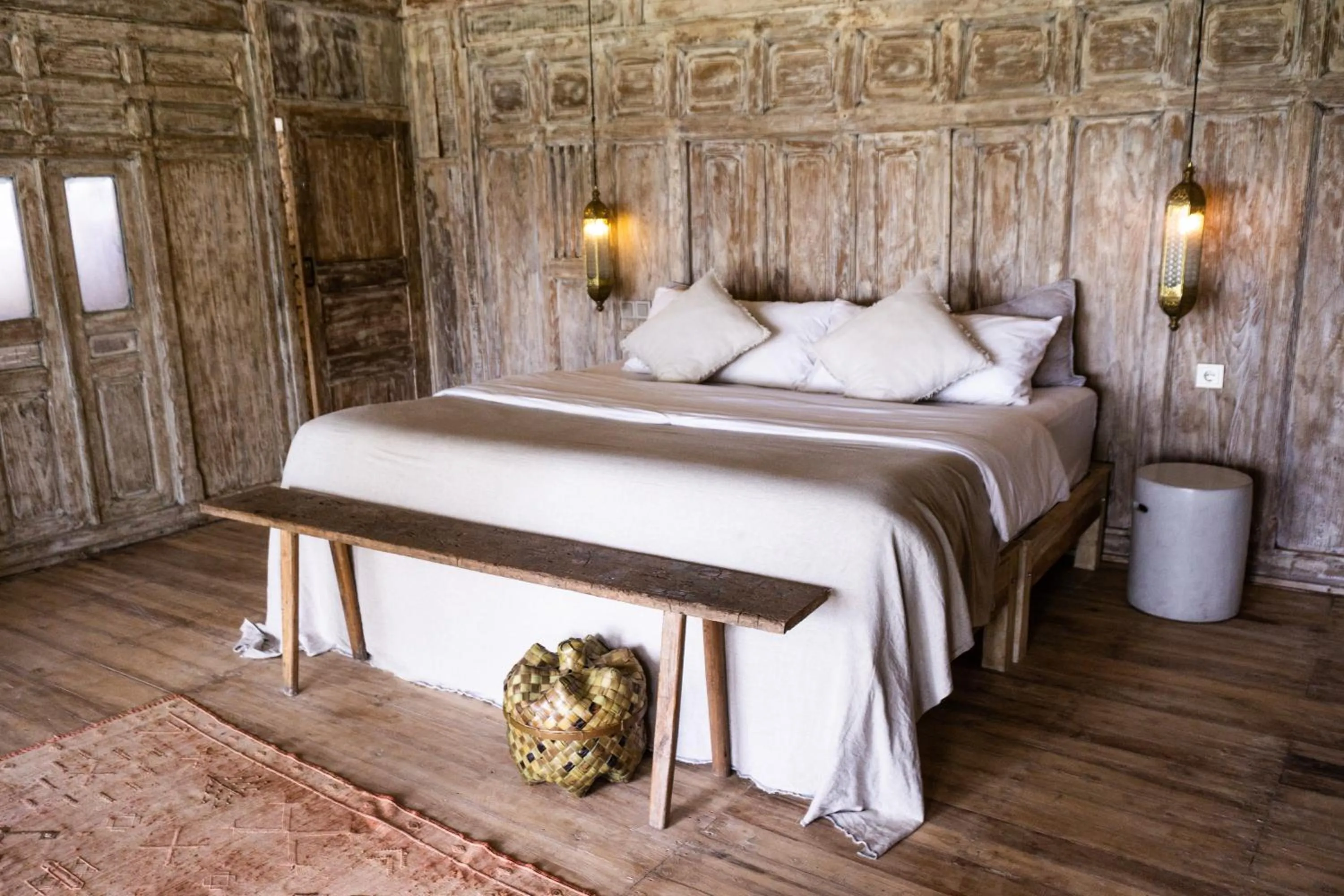 Bed in The Raja Lima hotel