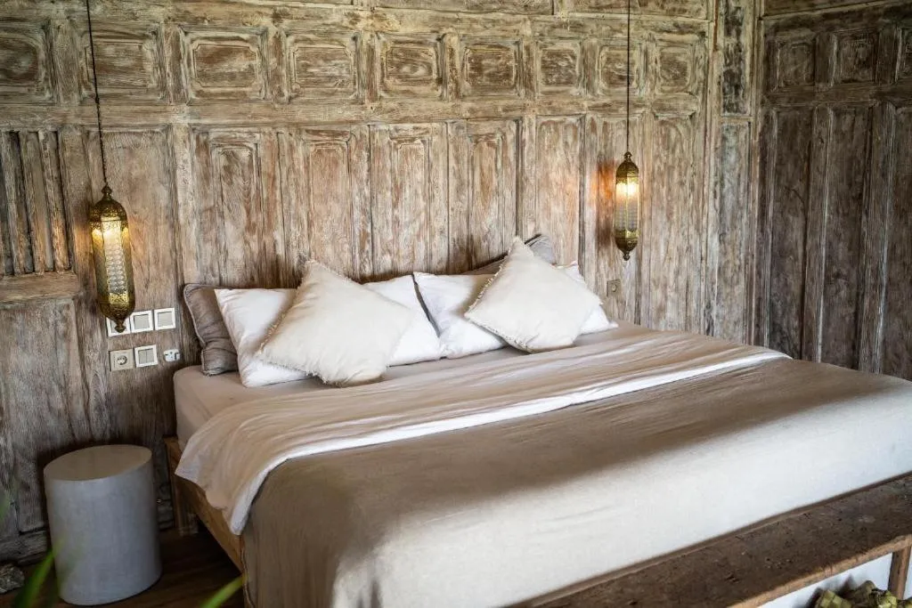 Bed in The Raja Lima hotel