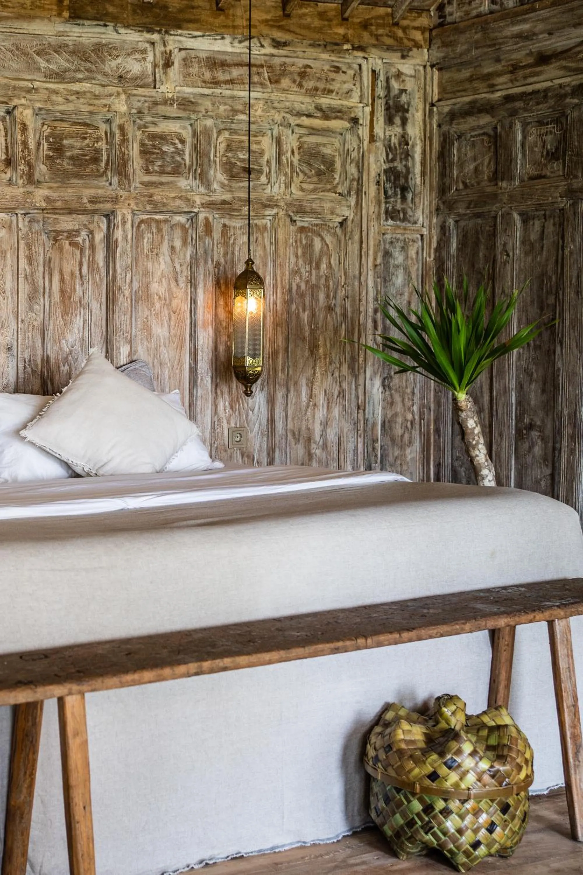 Bed in The Raja Lima hotel