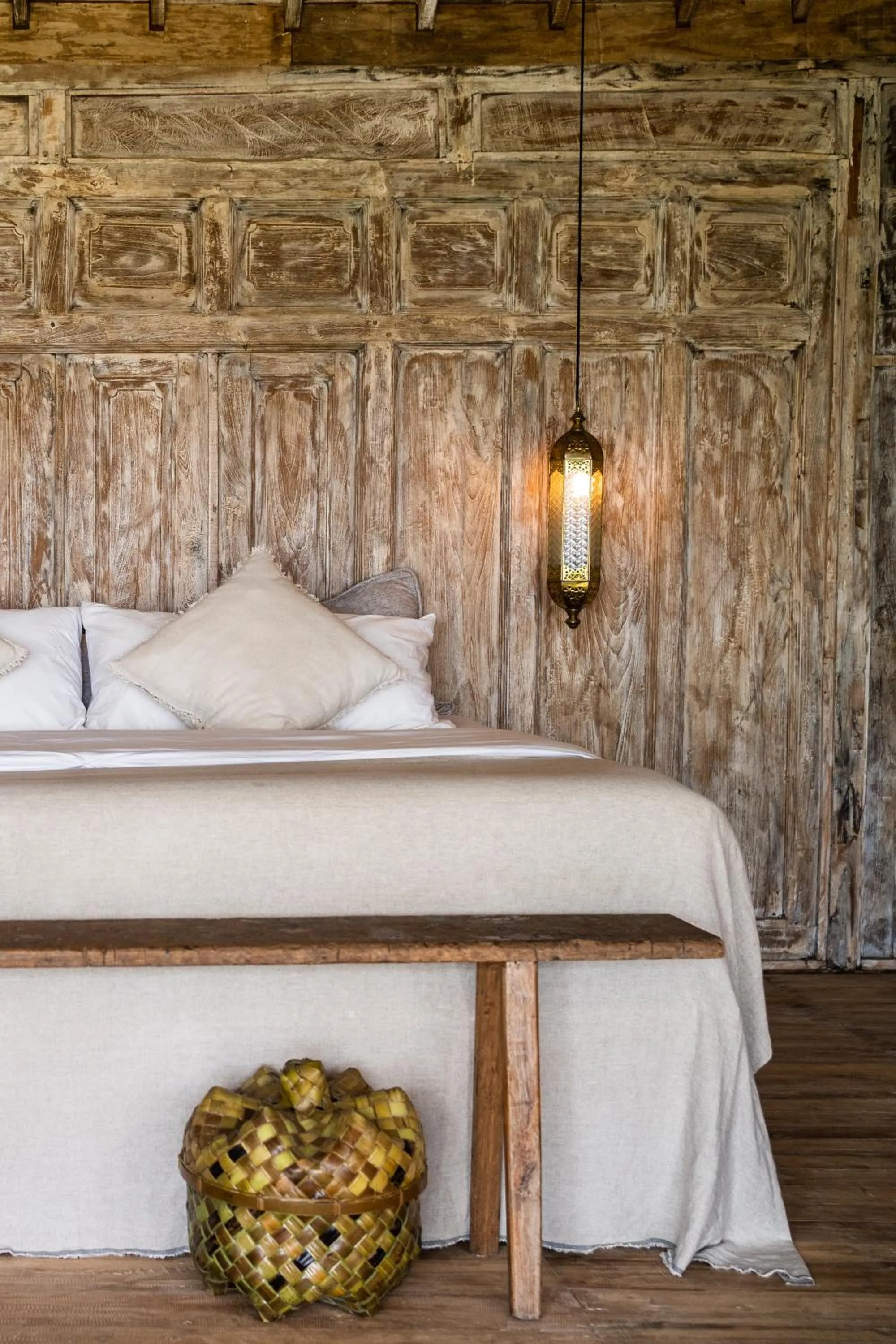 Bed in The Raja Lima hotel