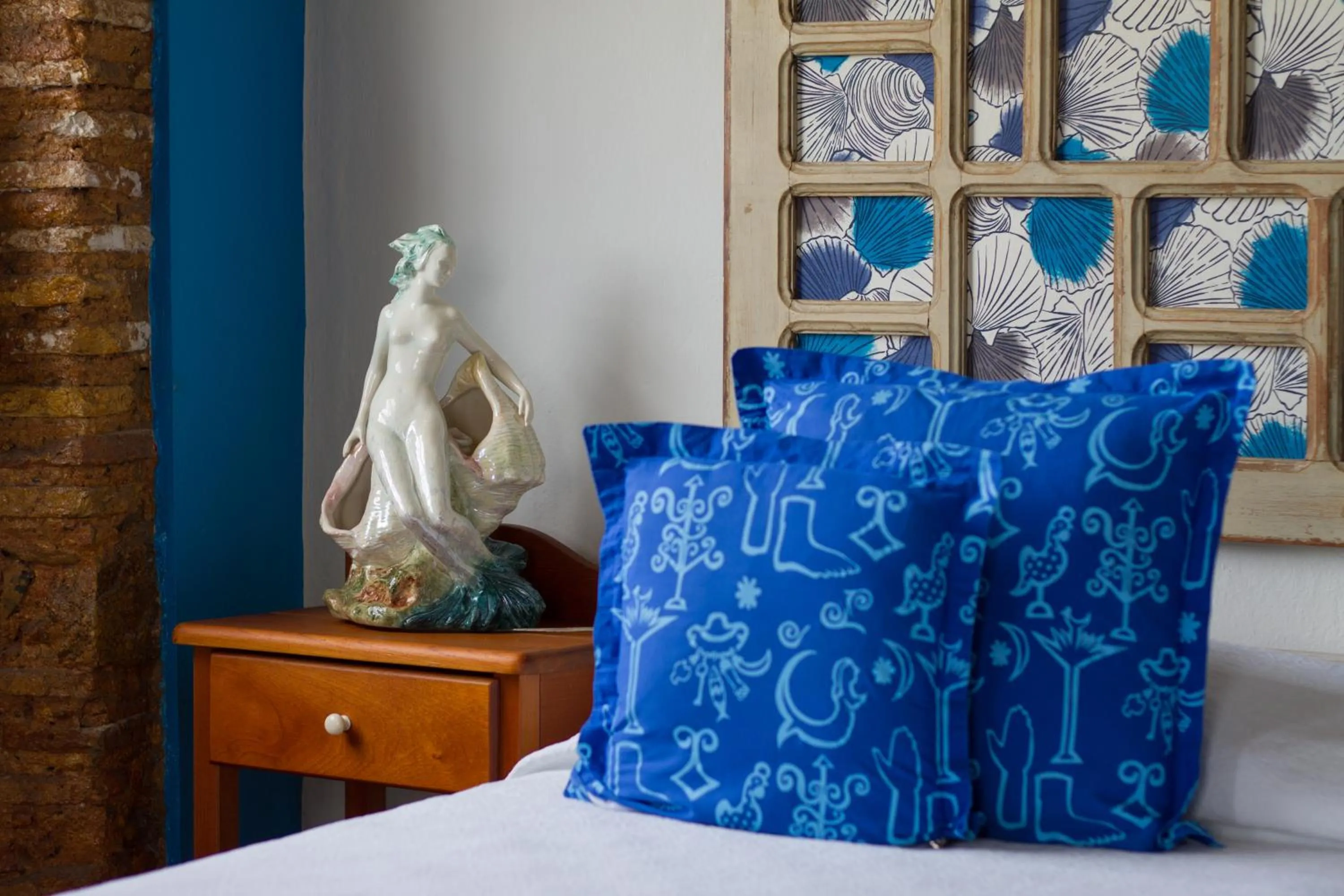 Bed in Pousada Solar dos Deuses