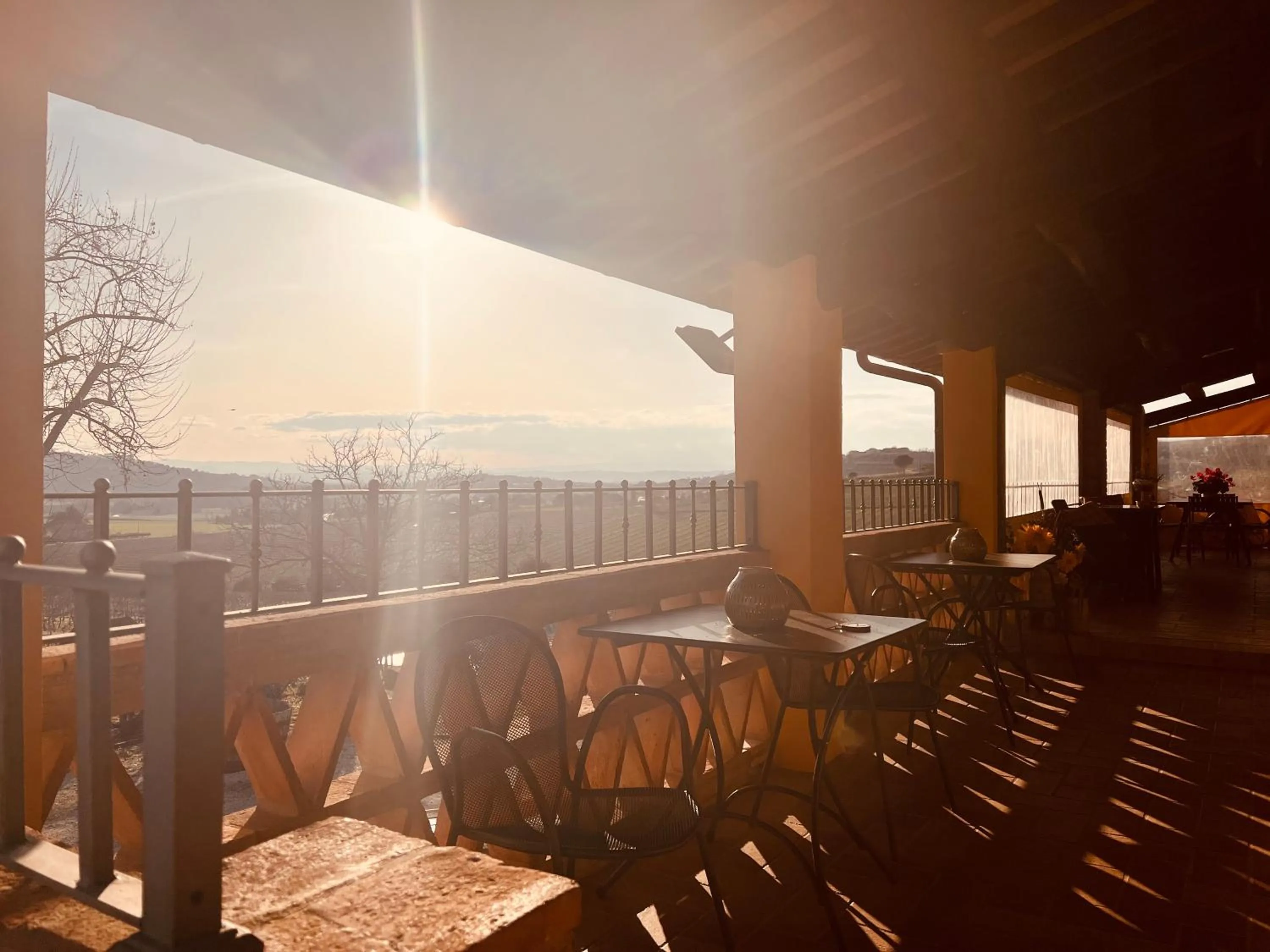 Balcony/Terrace in Agriturismo Il Divin Casale
