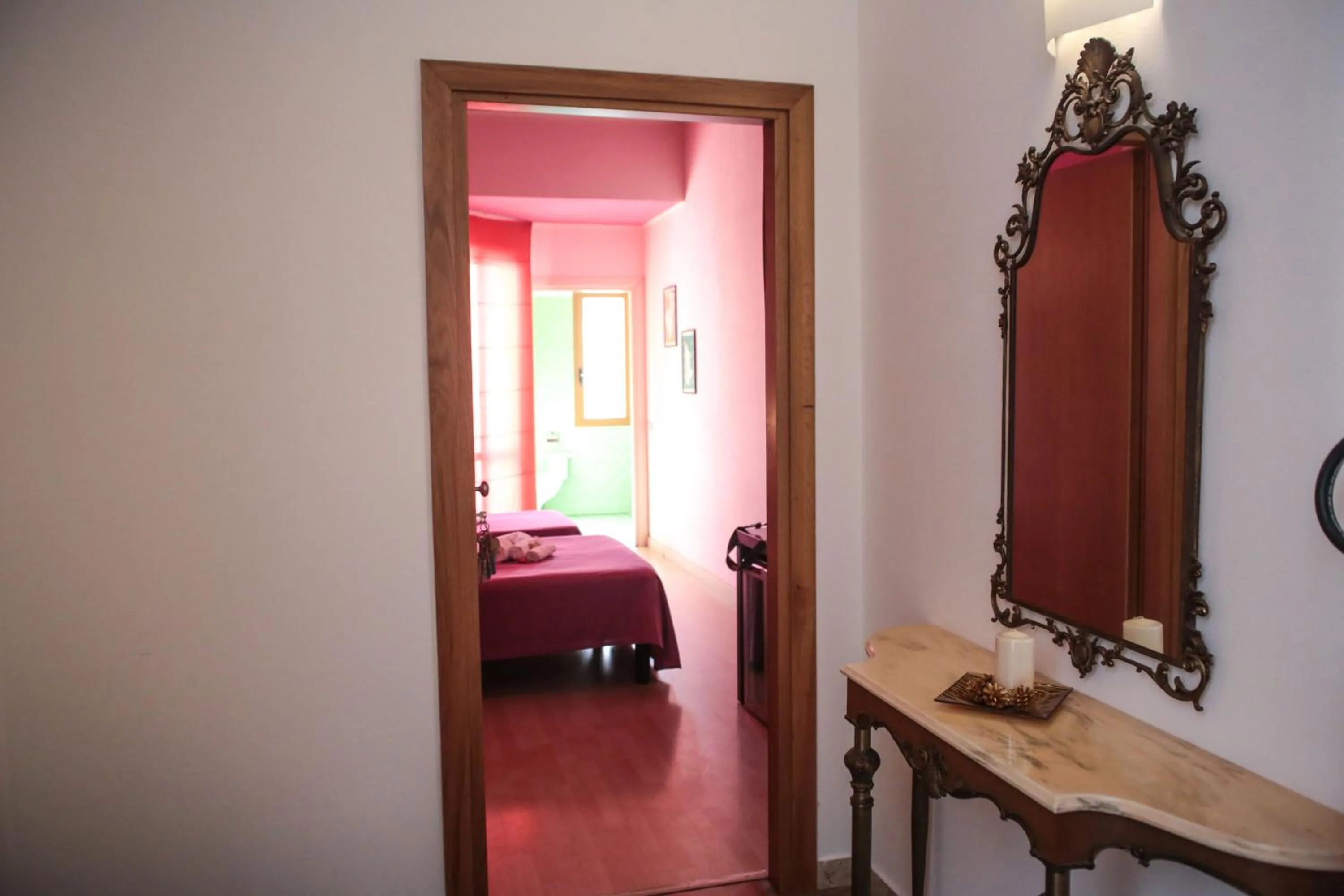 Bed in Hotel I Colori