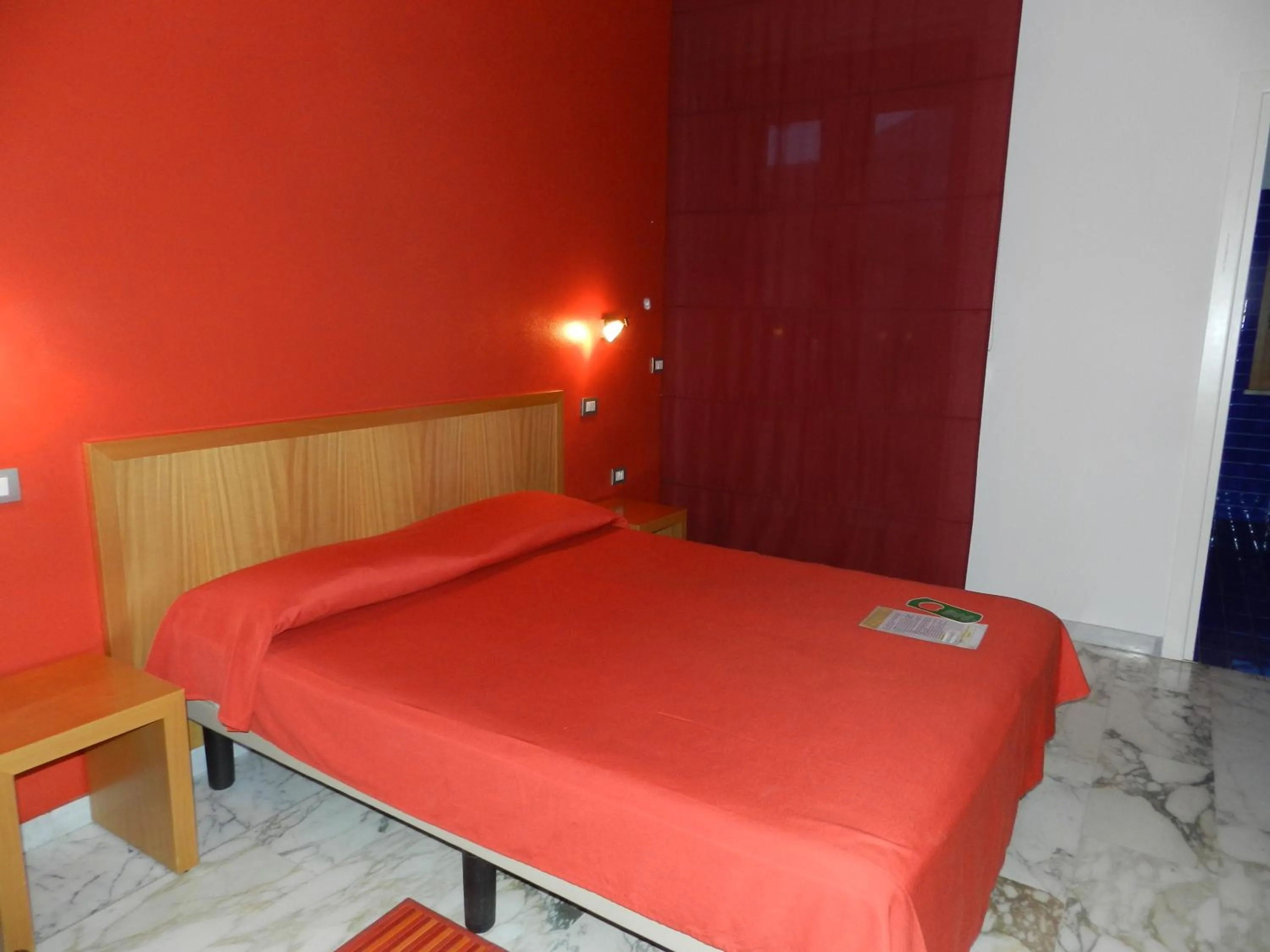 Bed in Hotel I Colori