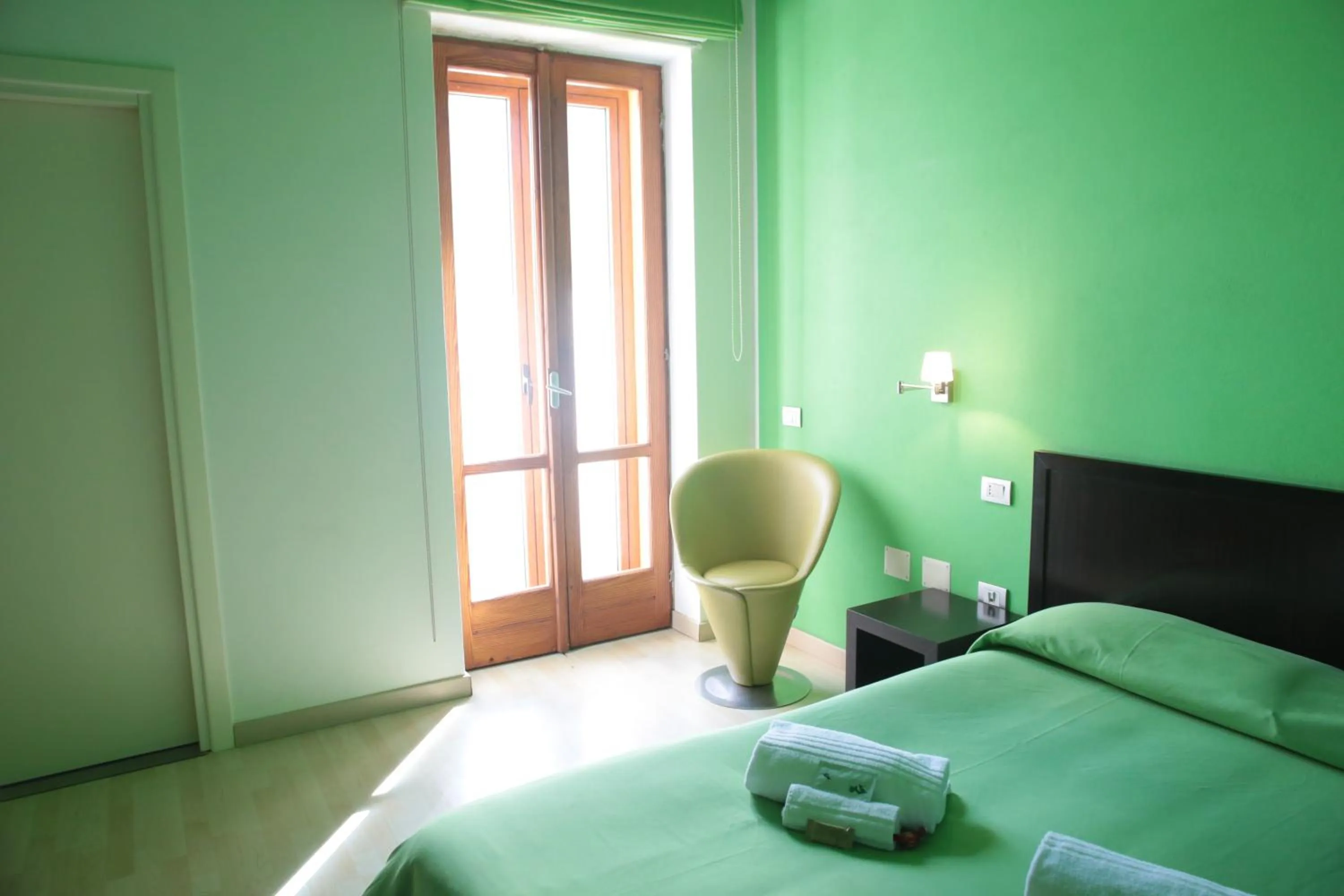 Bed in Hotel I Colori