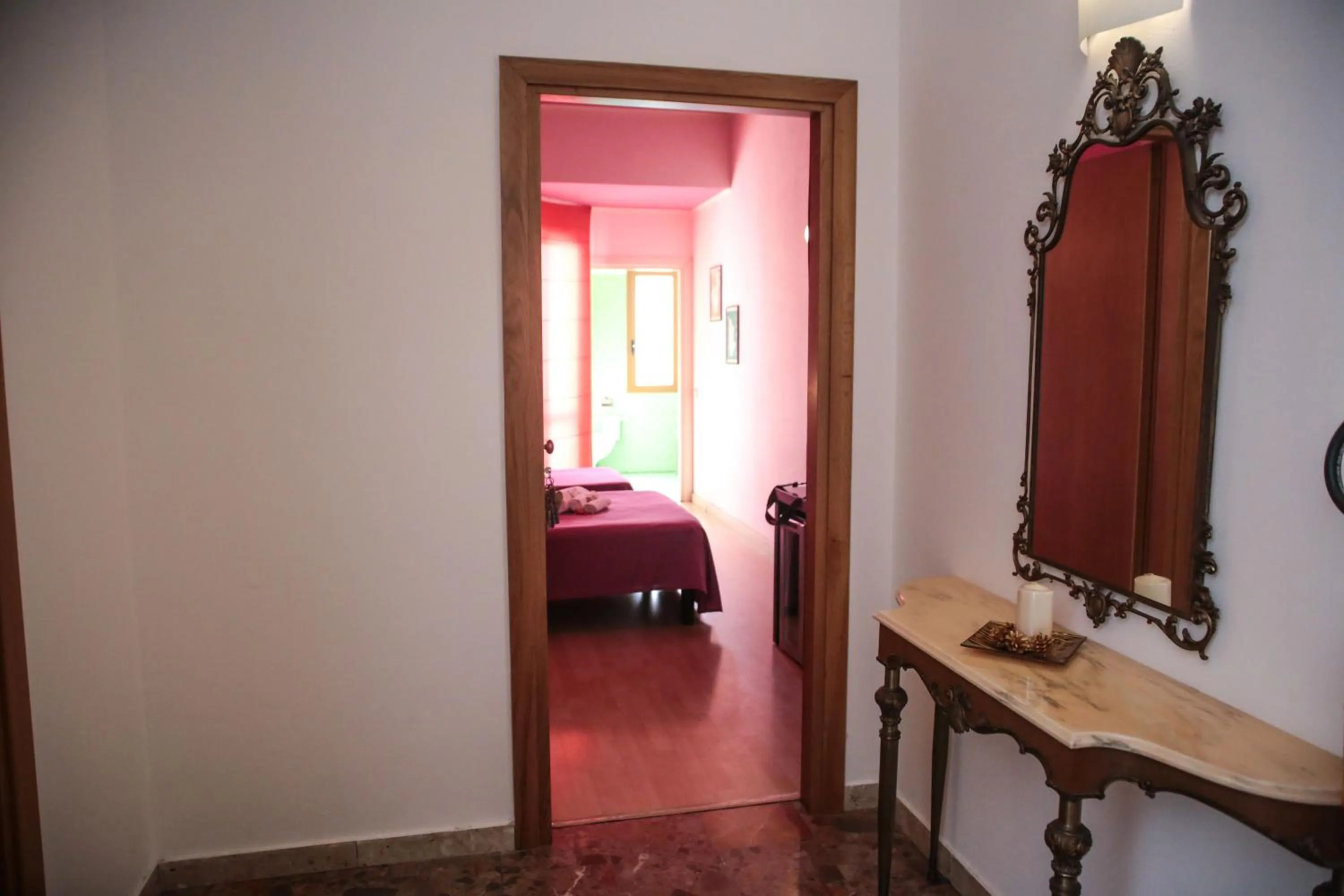 Bed in Hotel I Colori