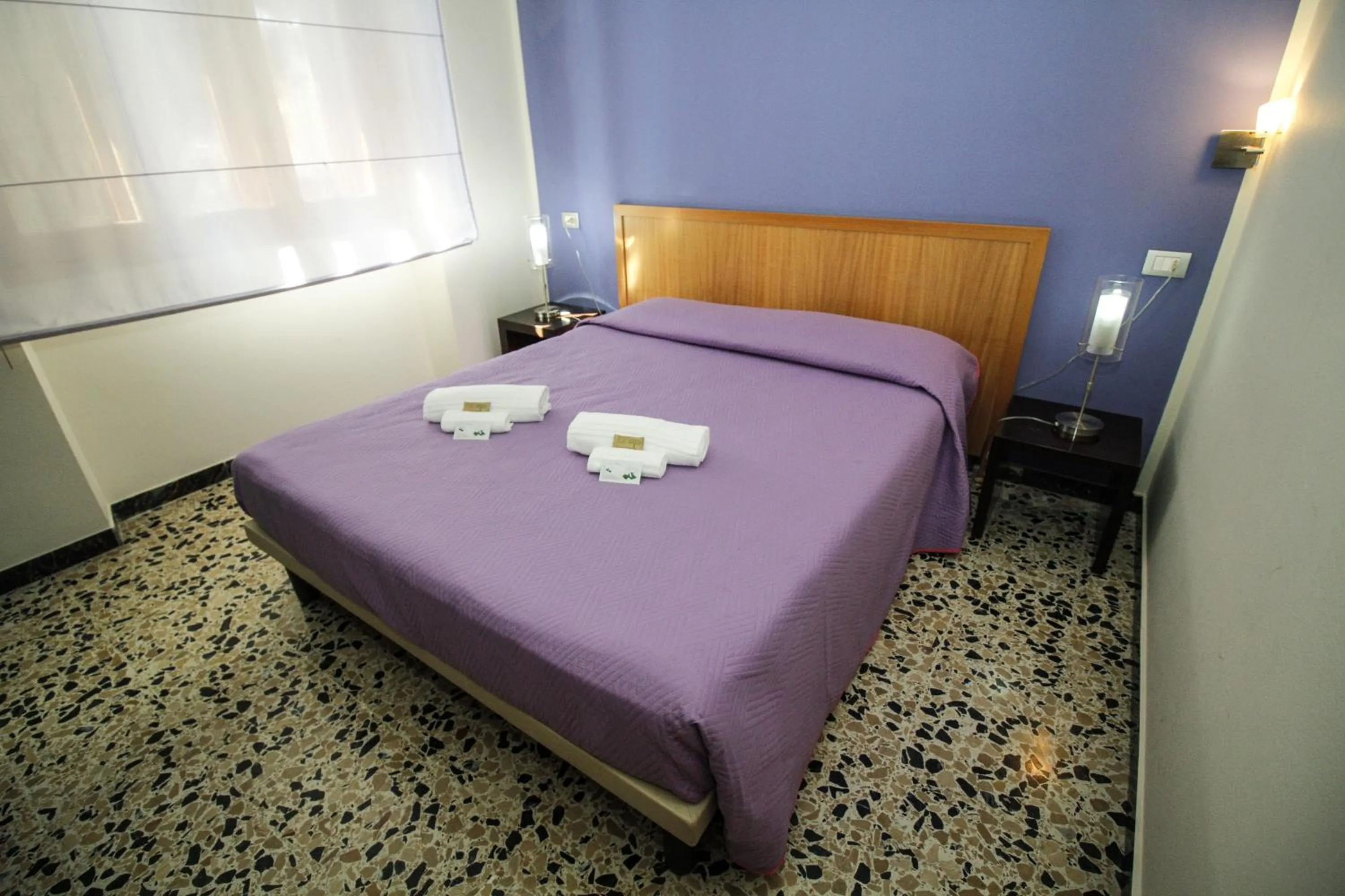 Bed in Hotel I Colori