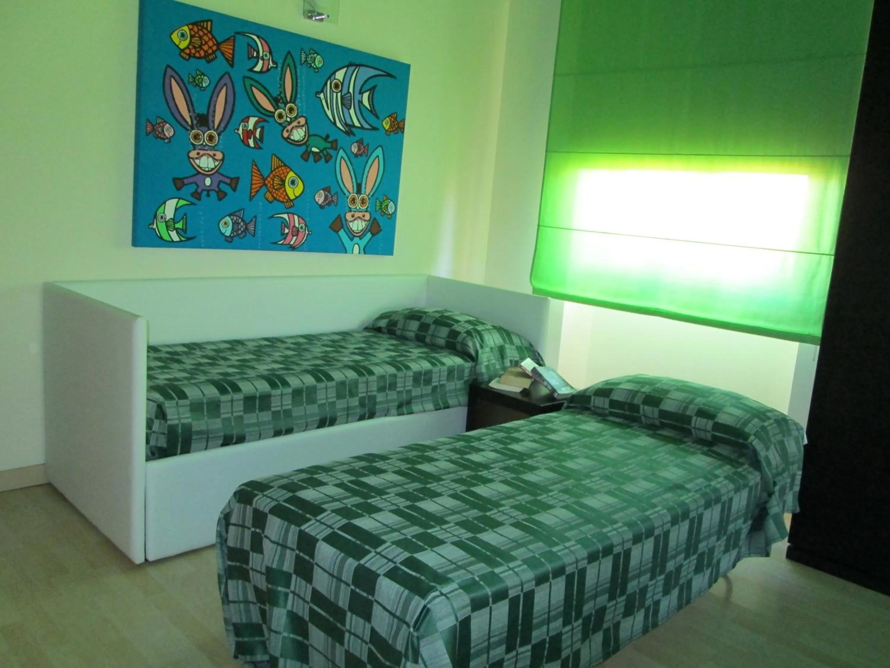 Bed in Hotel I Colori