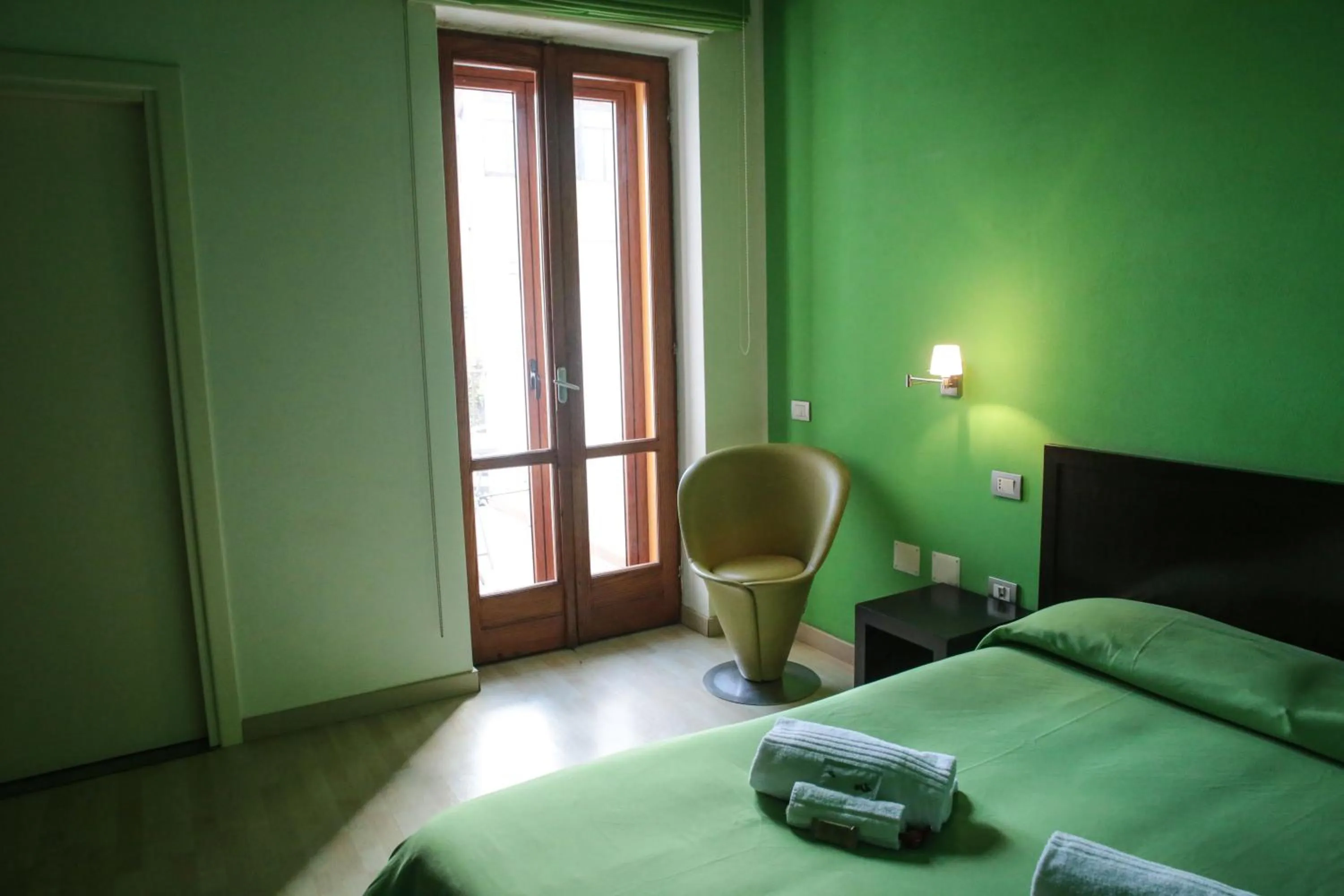 Bed in Hotel I Colori