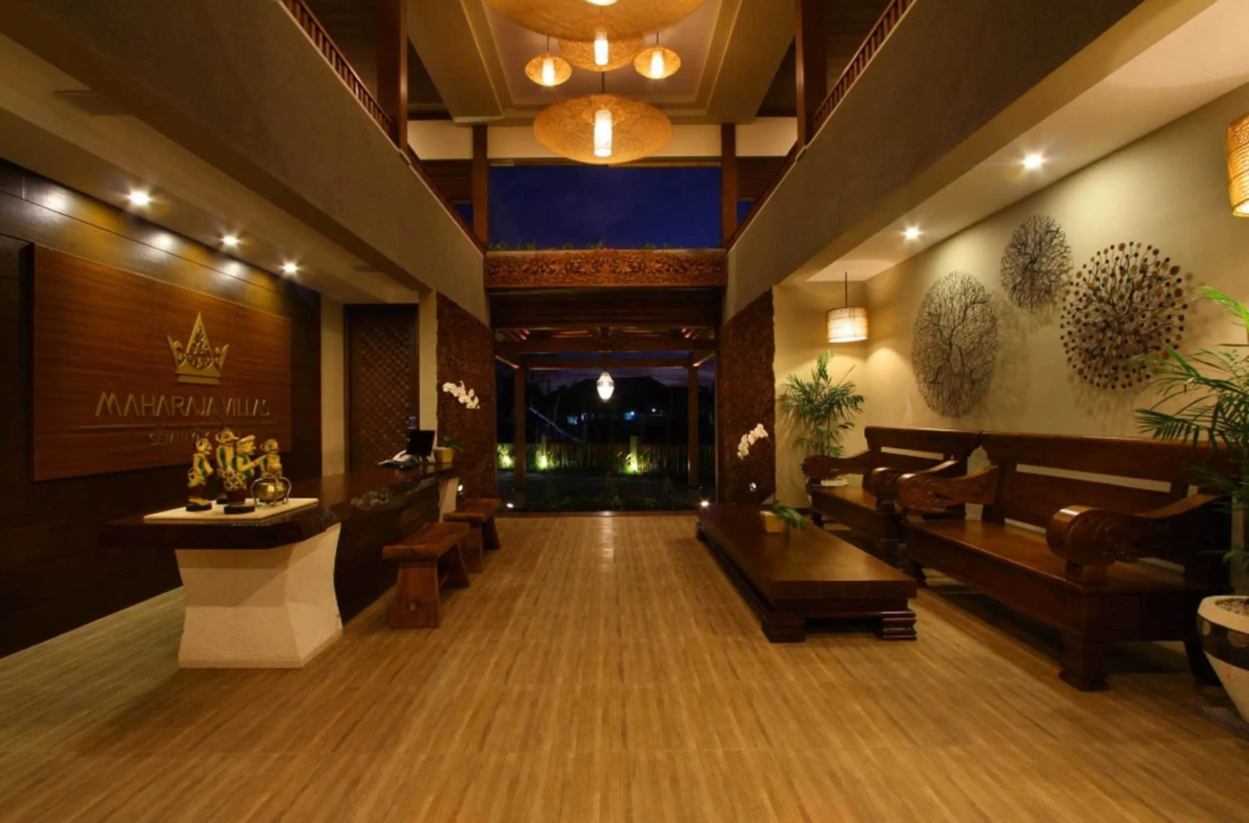 Lobby or reception in Maharaja Villas Bali - CHSE Certified