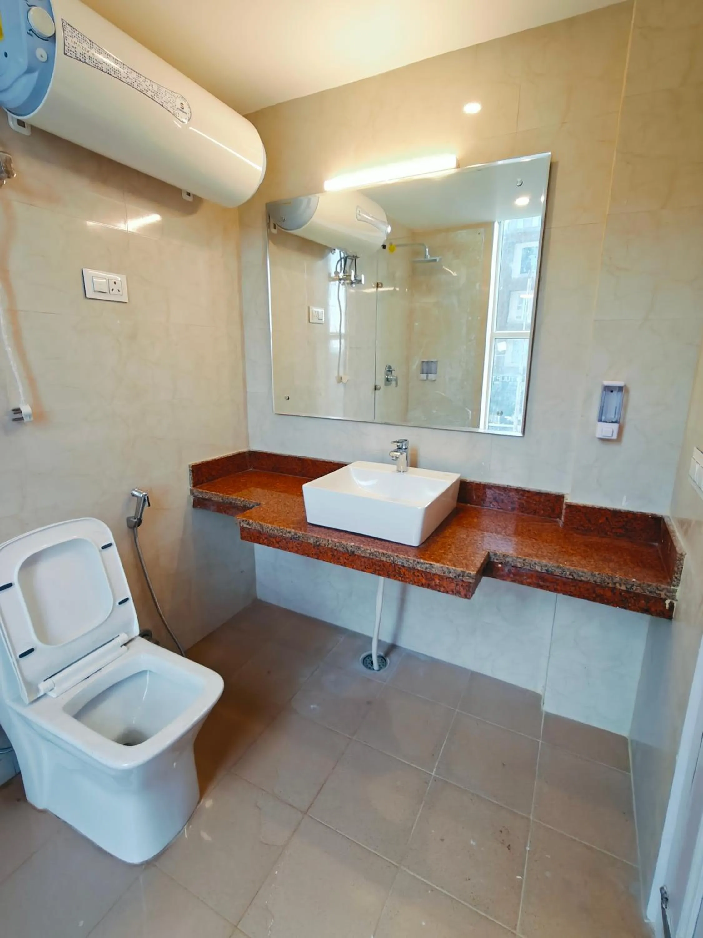 Bathroom in Hotel New Pratap