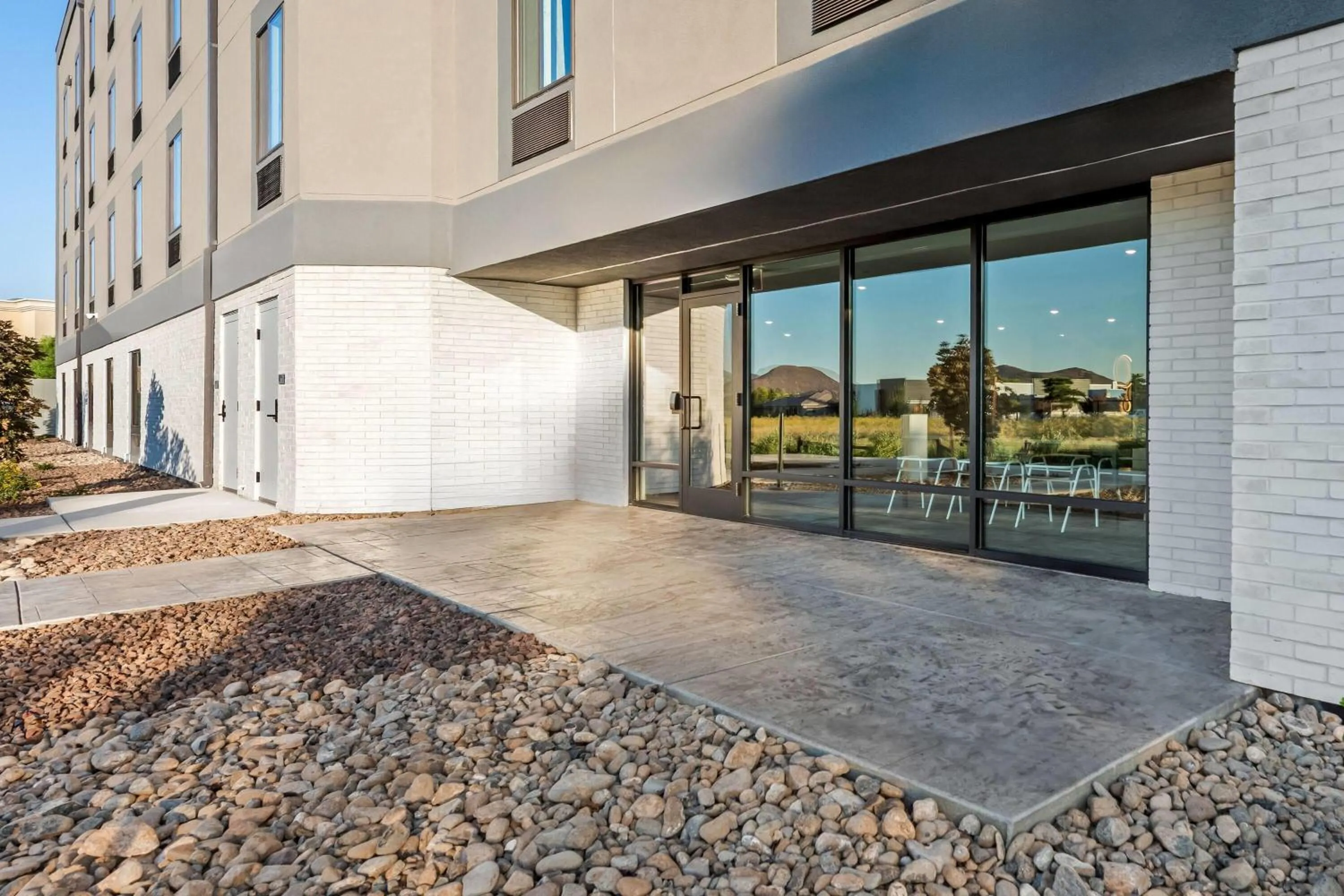Patio in ECHO Suites Extended Stay by Wyndham Reno