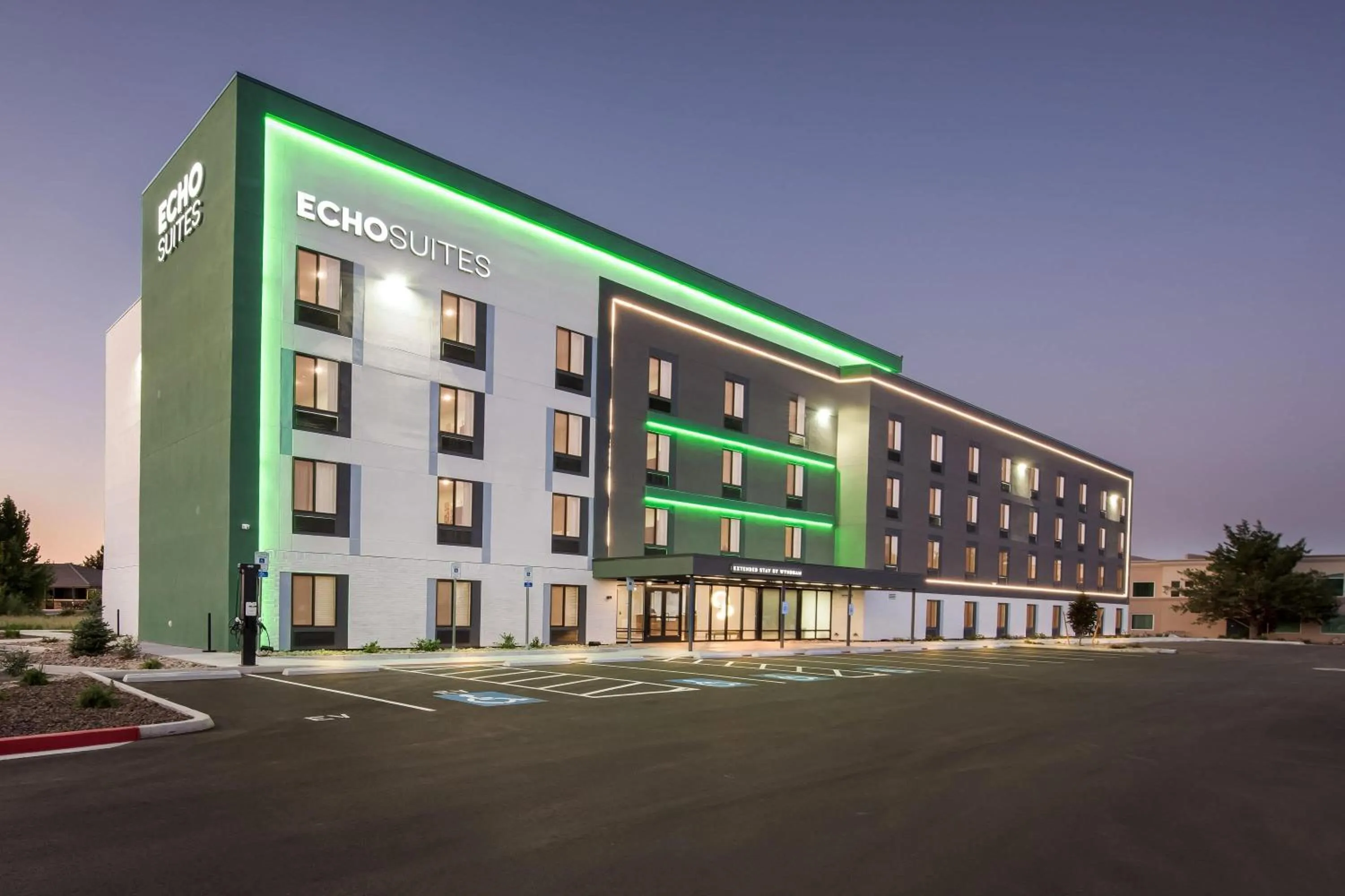 Property building in ECHO Suites Extended Stay by Wyndham Reno