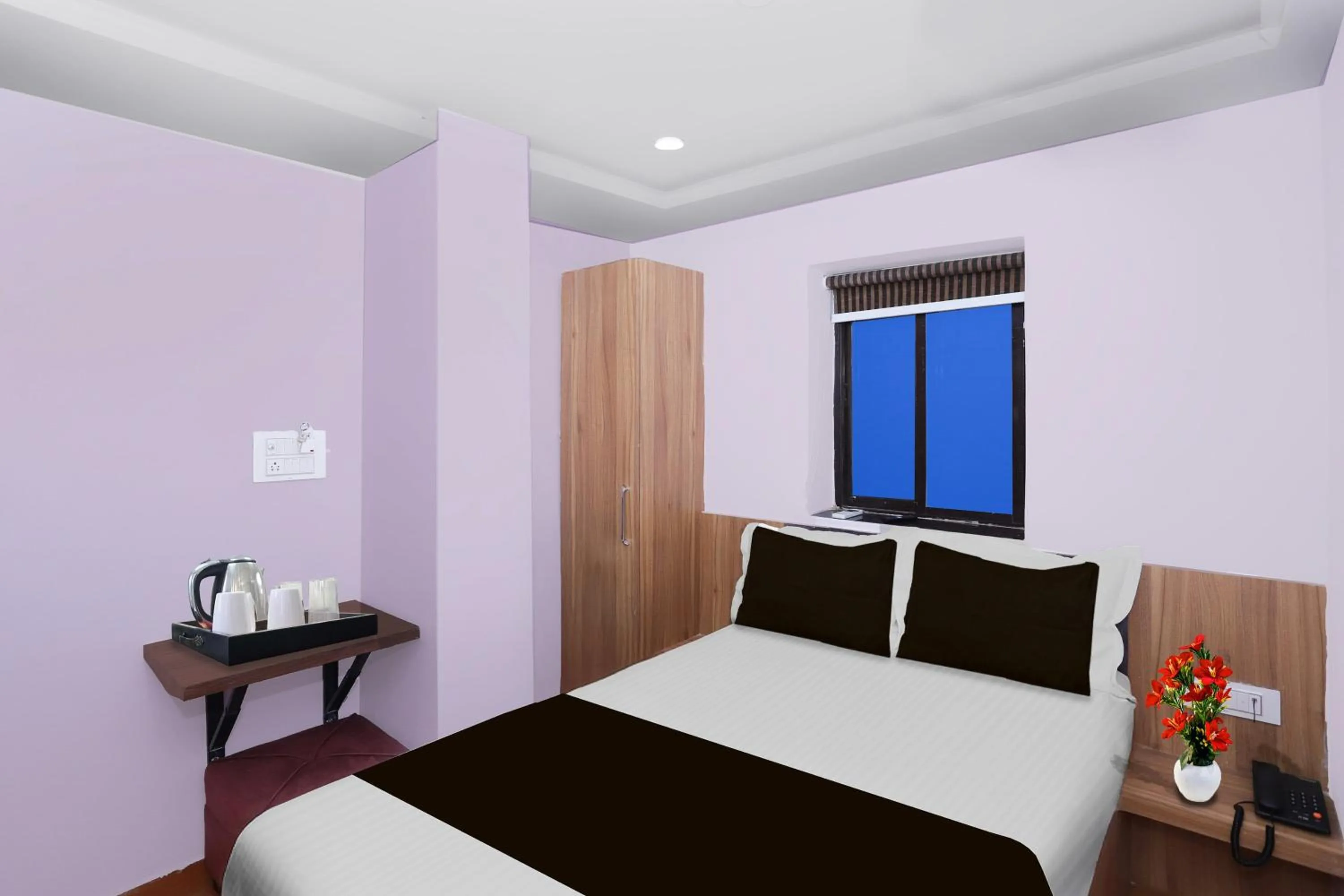 Bedroom, Bed in Super Townhouse Rauniyar City Centre Ratu Road
