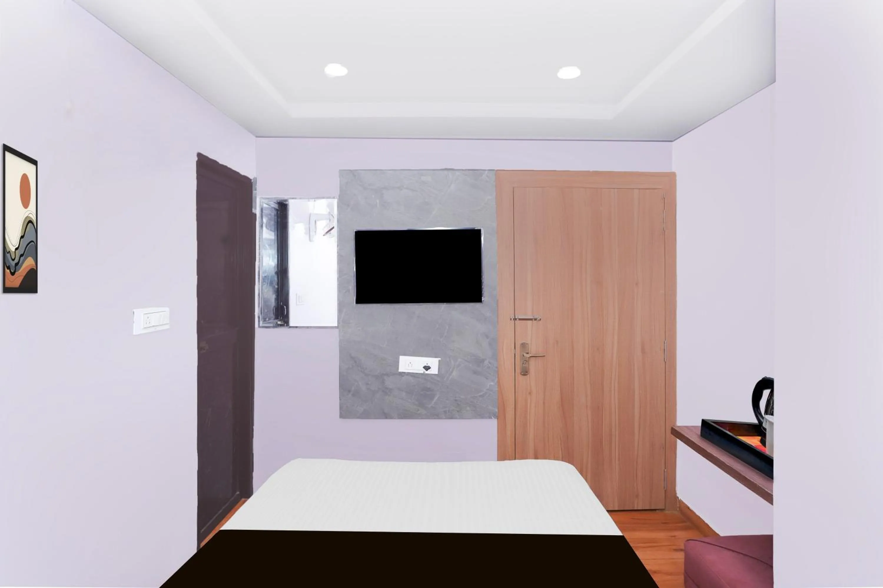 Bedroom, Bed in Super Townhouse Rauniyar City Centre Ratu Road