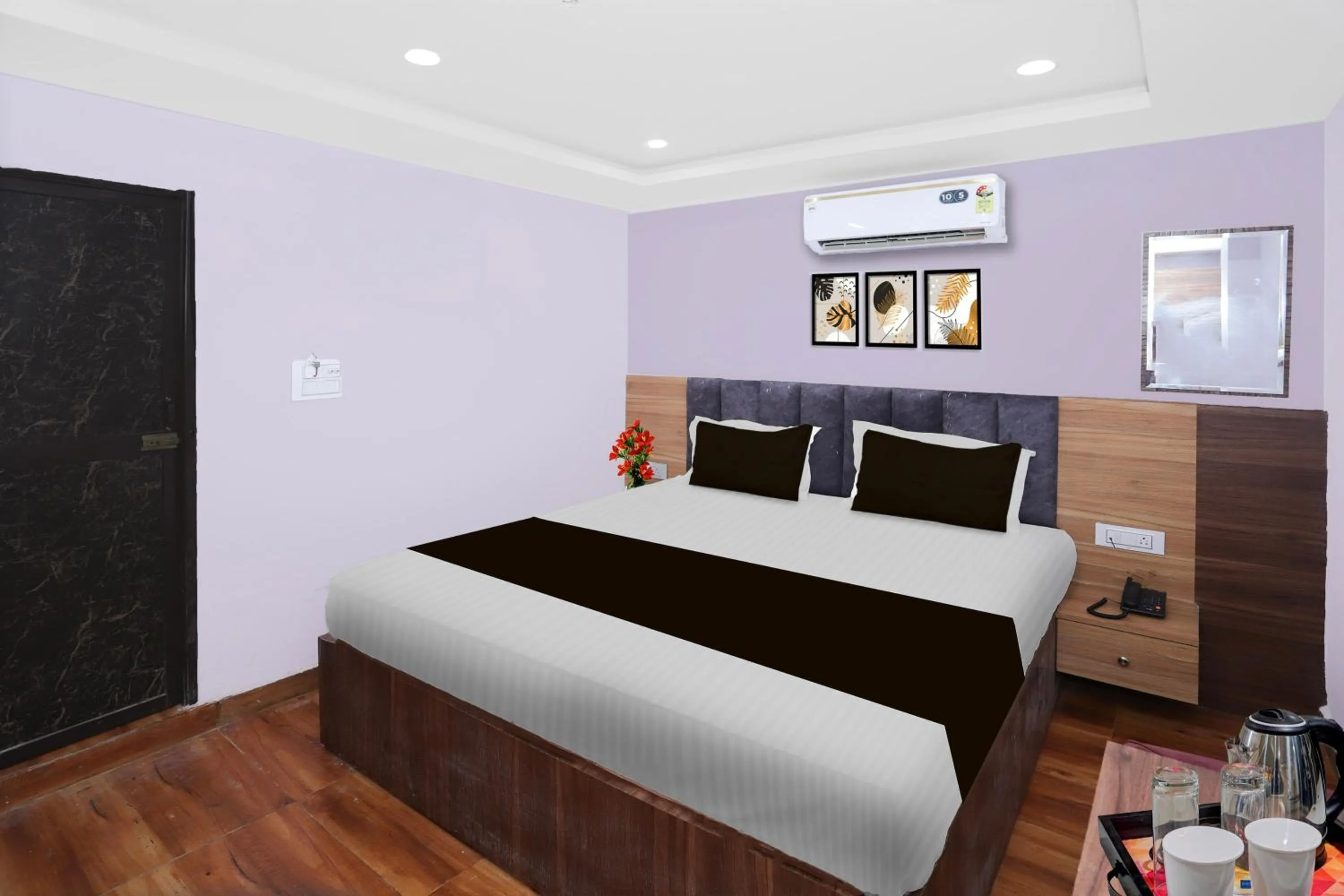 Bedroom, Bed in Super Townhouse Rauniyar City Centre Ratu Road