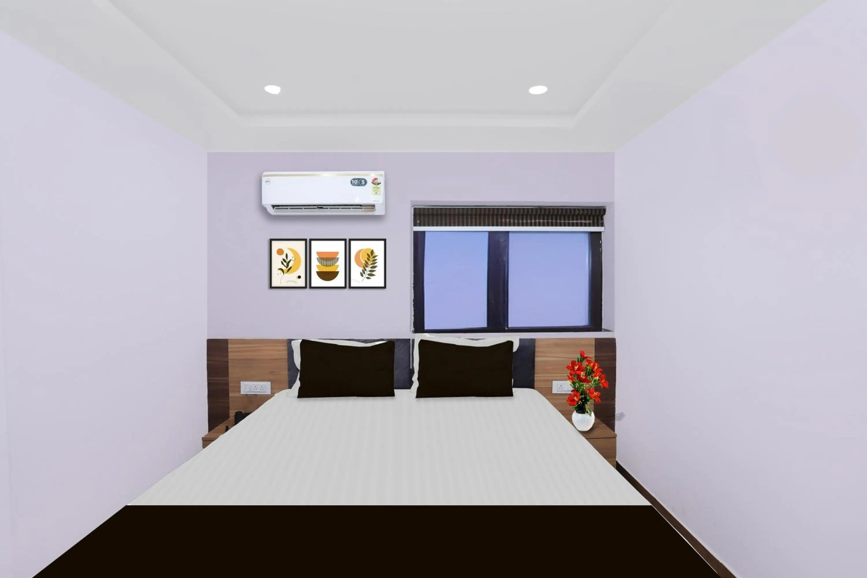 Bedroom, Bed in Super Townhouse Rauniyar City Centre Ratu Road
