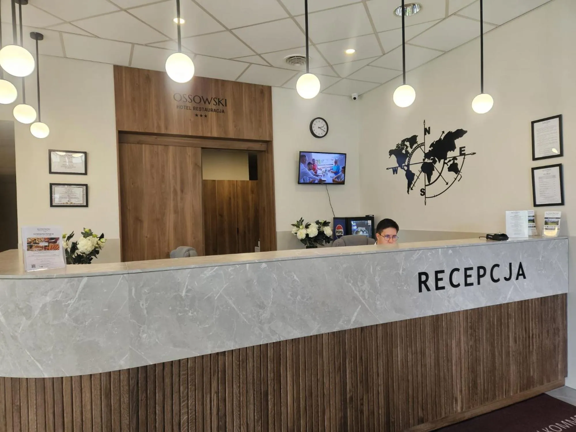 Lobby or reception in Hotel Ossowski