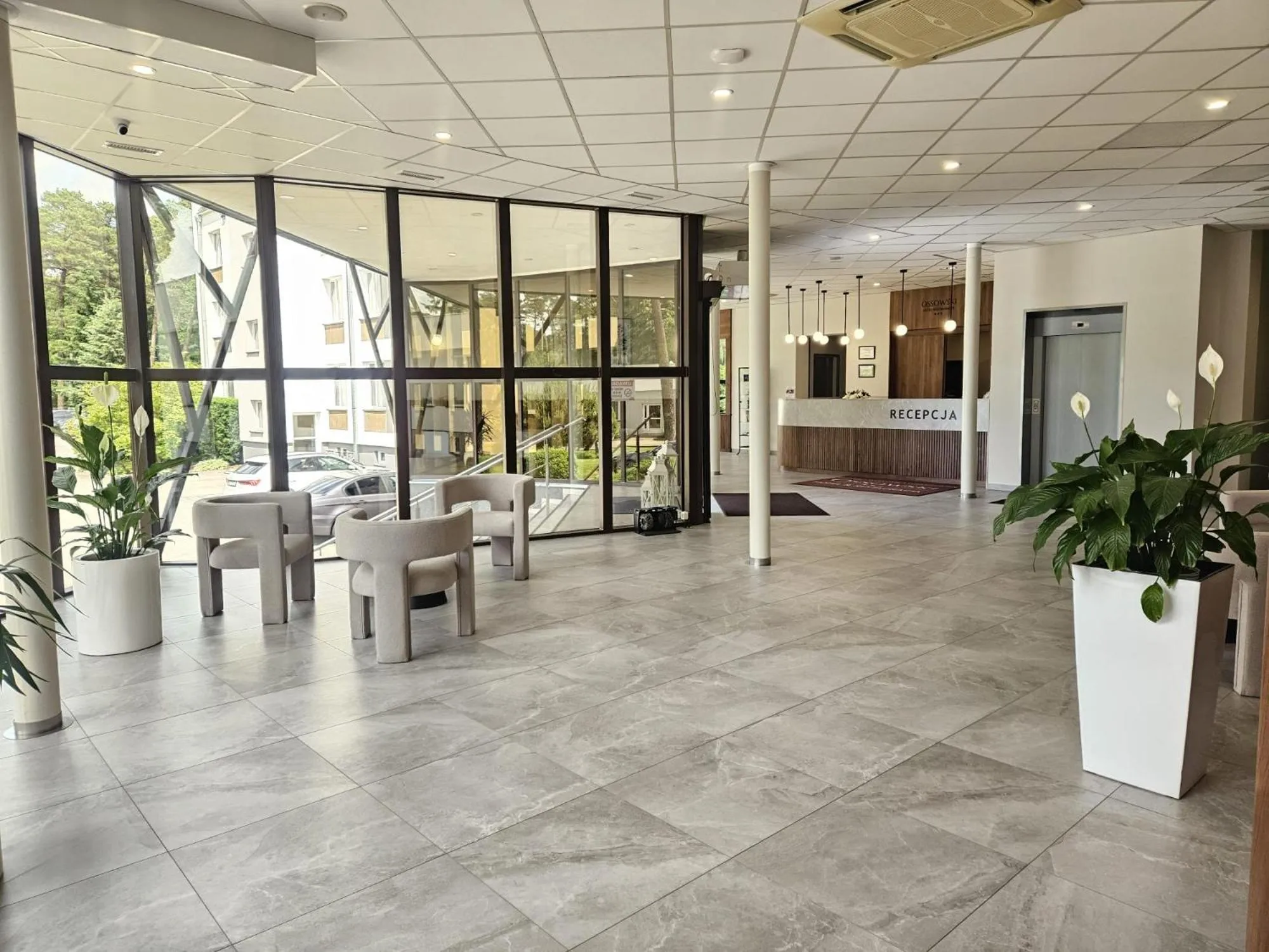 Lobby or reception in Hotel Ossowski