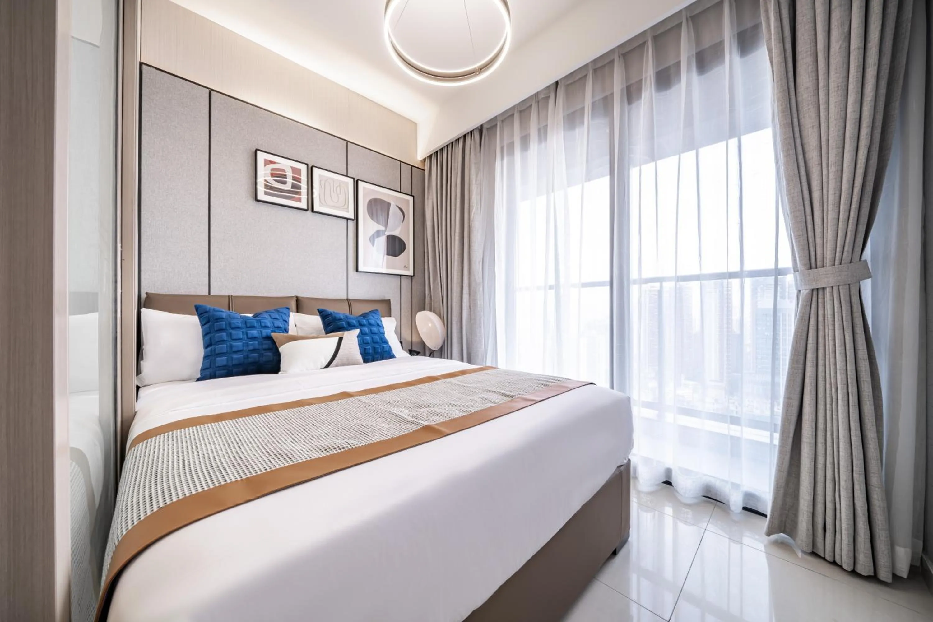 Bedroom, Bed in Kingkey Shuibei International Apartment Hotel