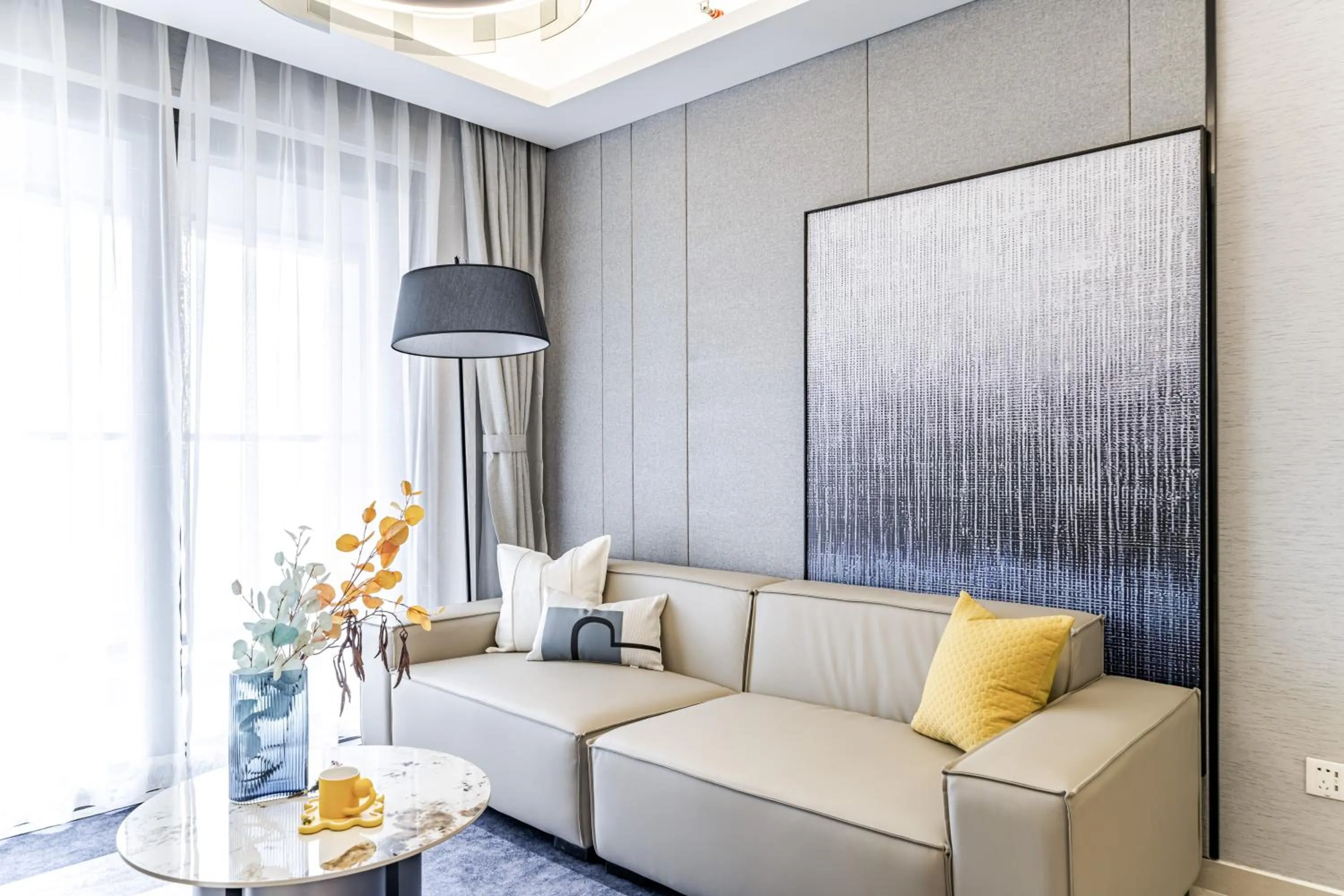 Living room in Kingkey Shuibei International Apartment Hotel