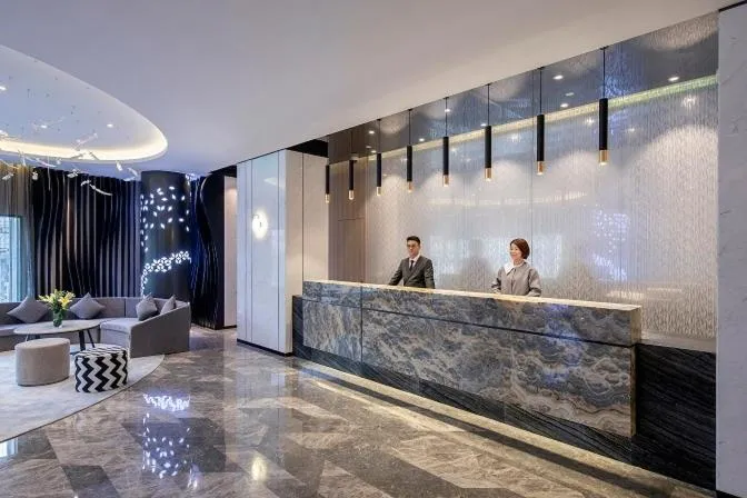 Lobby or reception in JL Boutique Hotel shanghai Tian An 1000 Trees Jing An Temple changshou Road Store