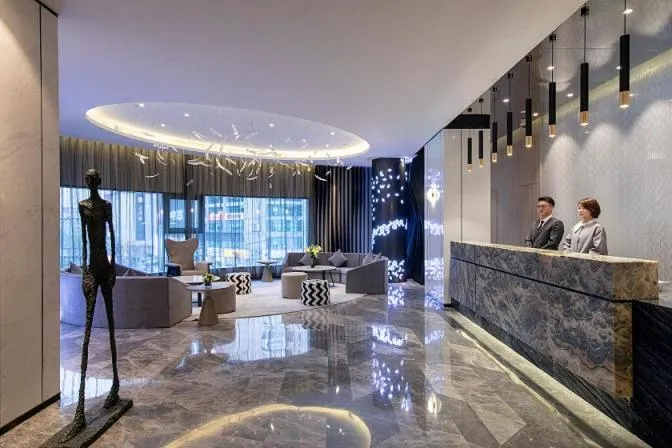Lobby or reception in JL Boutique Hotel shanghai Tian An 1000 Trees Jing An Temple changshou Road Store