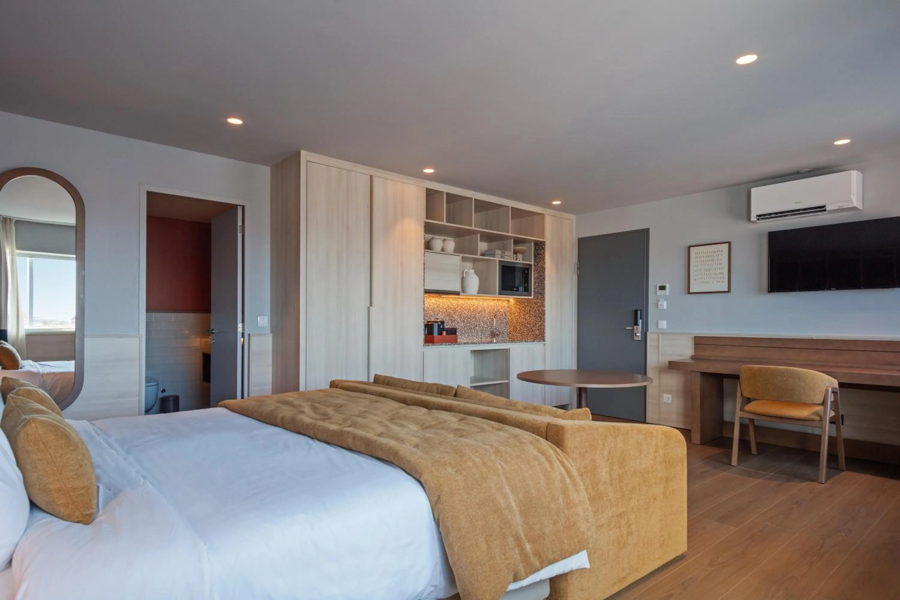 Bed in Hotel Acta Moa