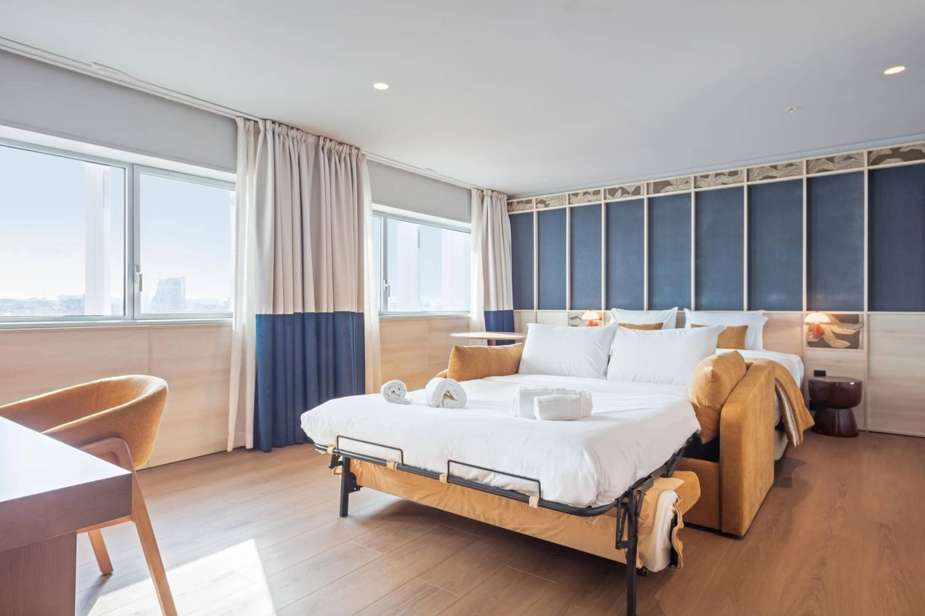 Bed in Hotel Acta Moa