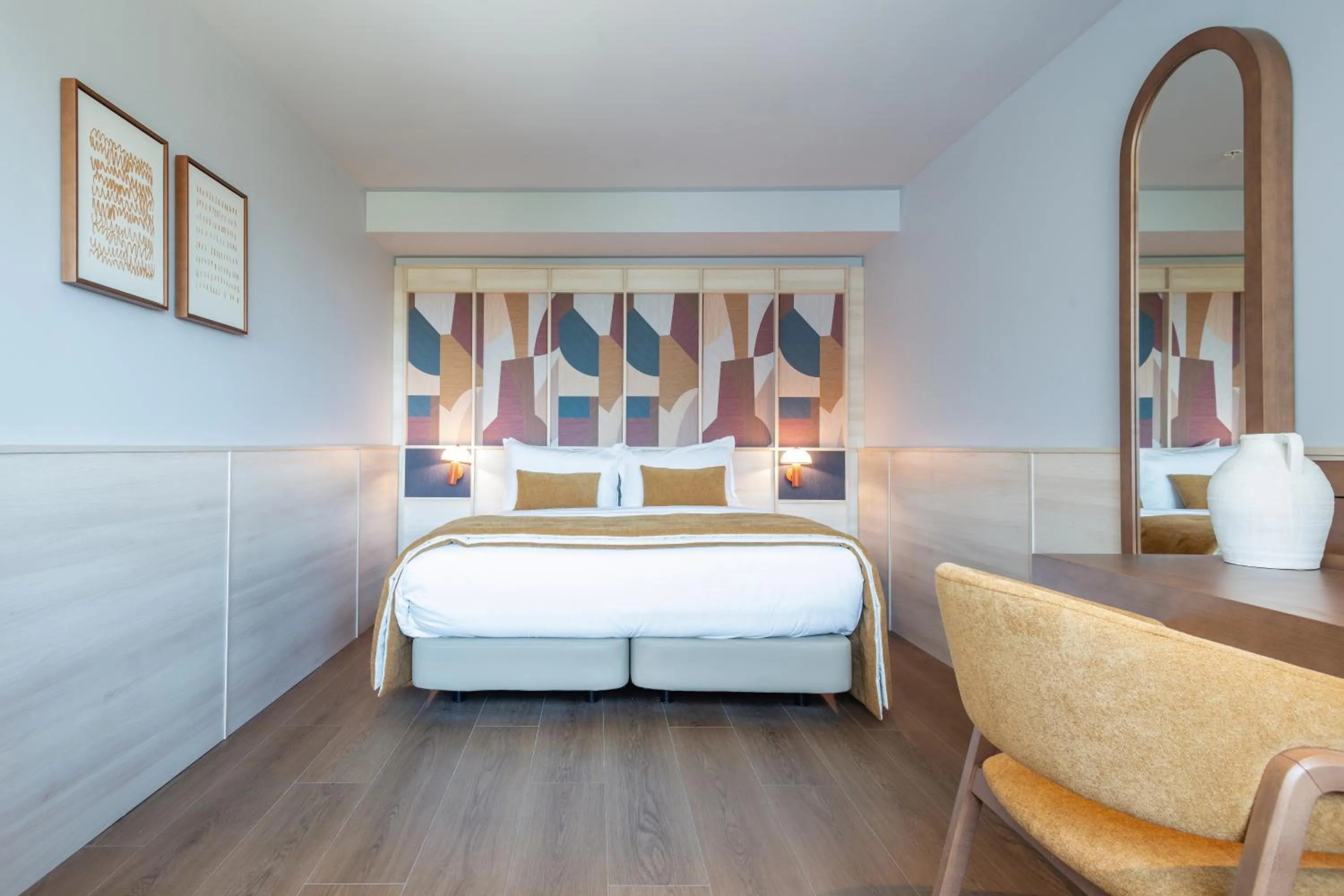 Bed in Hotel Acta Moa