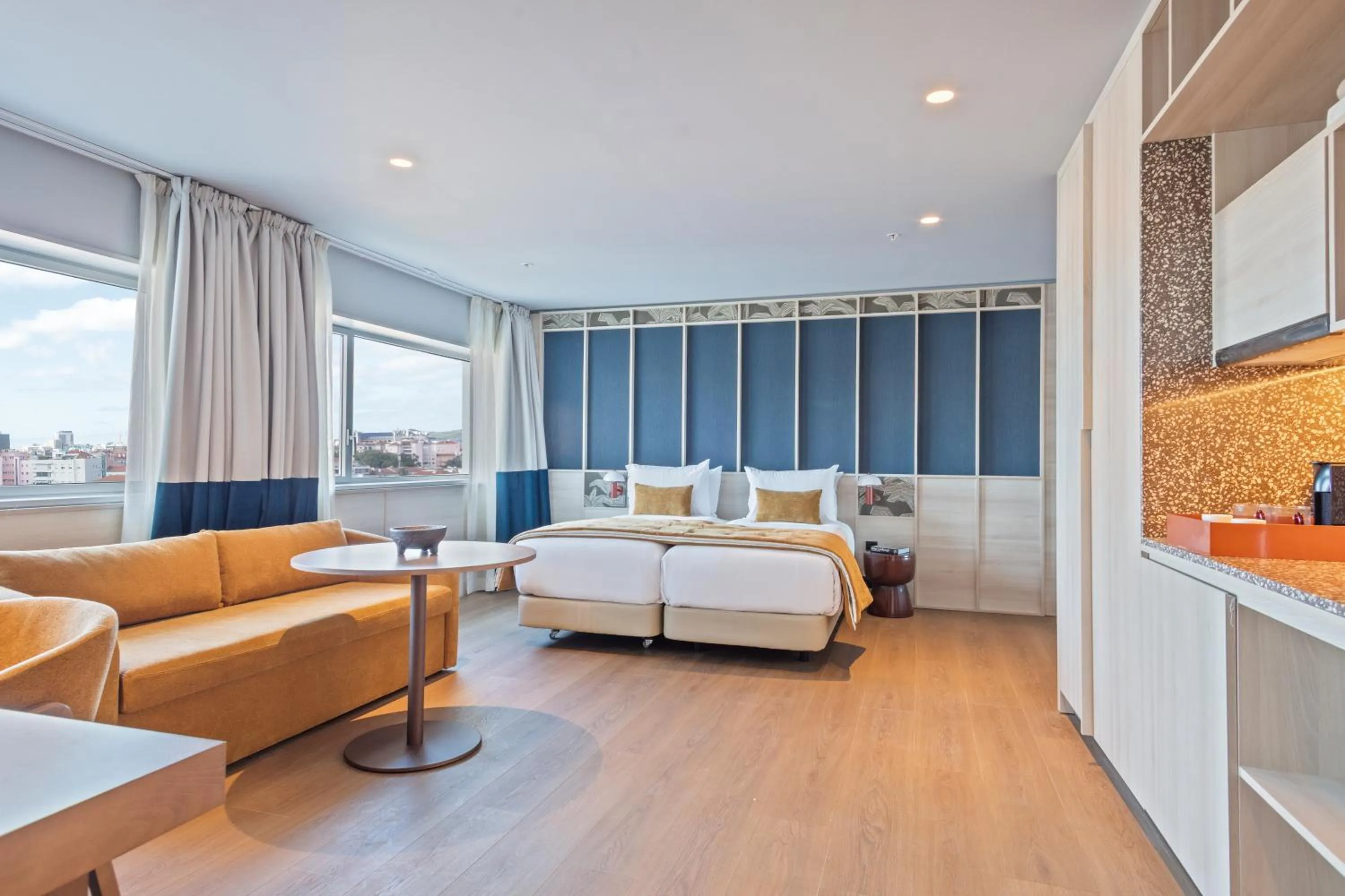 Bed in Hotel Acta Moa