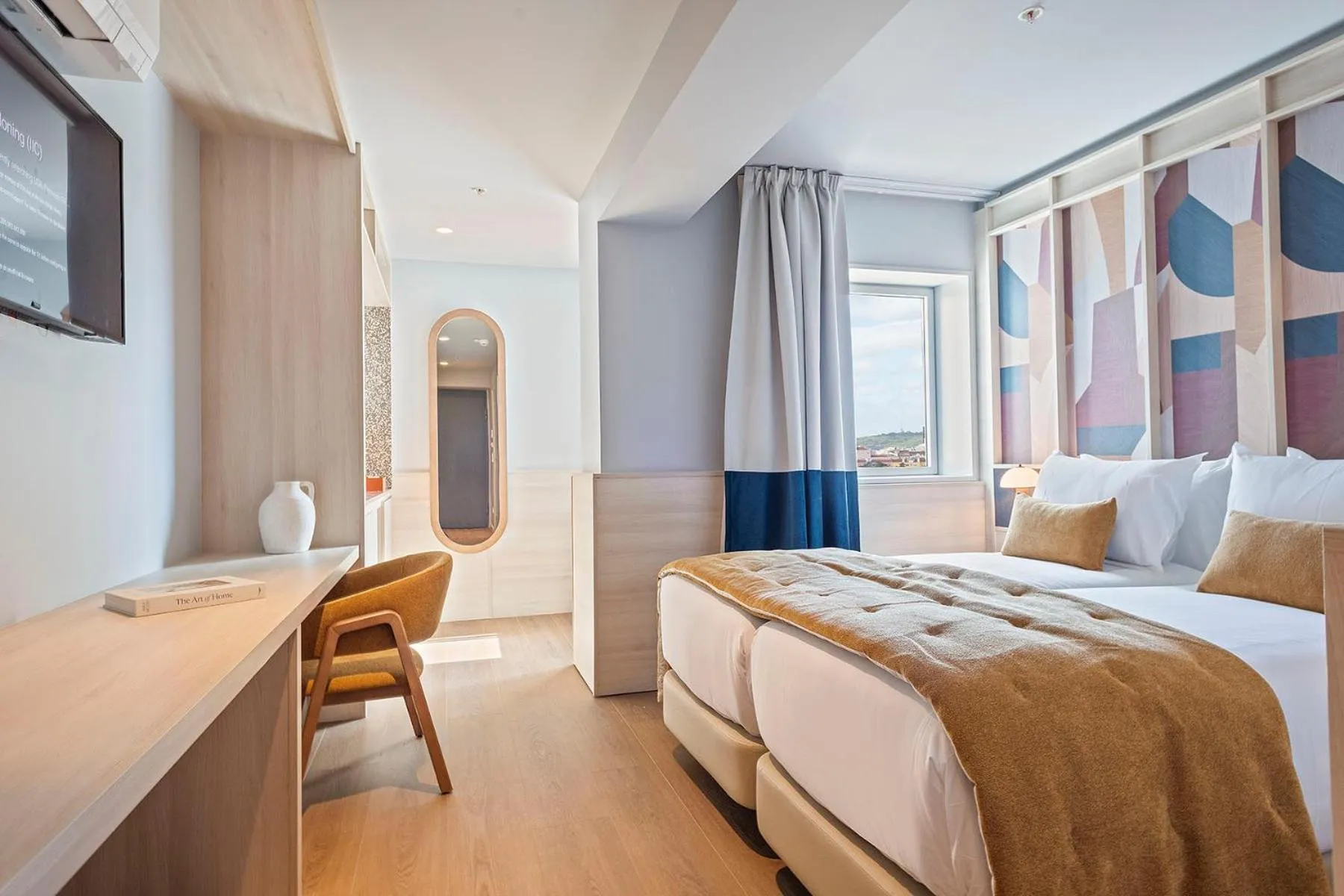 Bed in Hotel Acta Moa