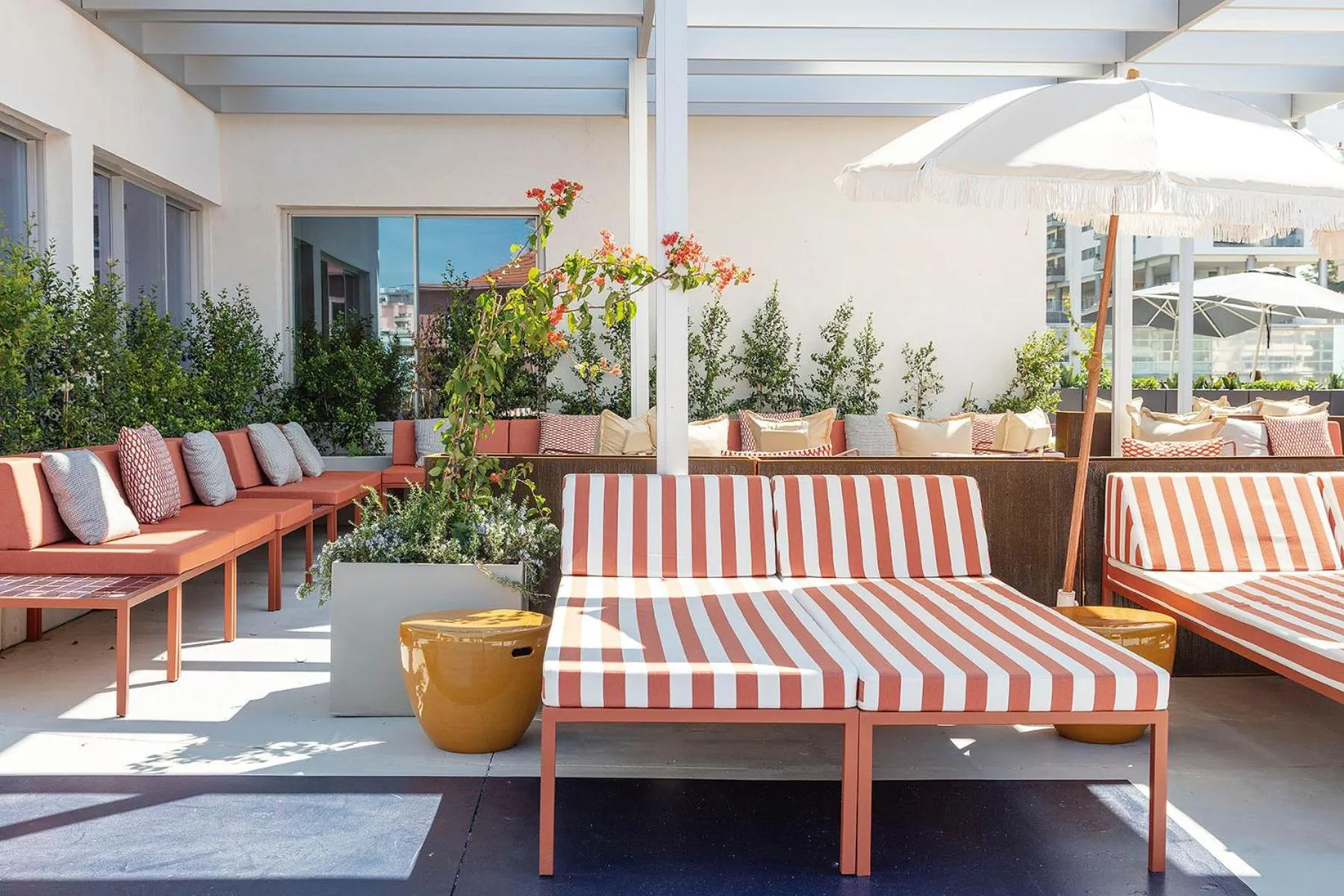 Patio in Hotel Acta Moa