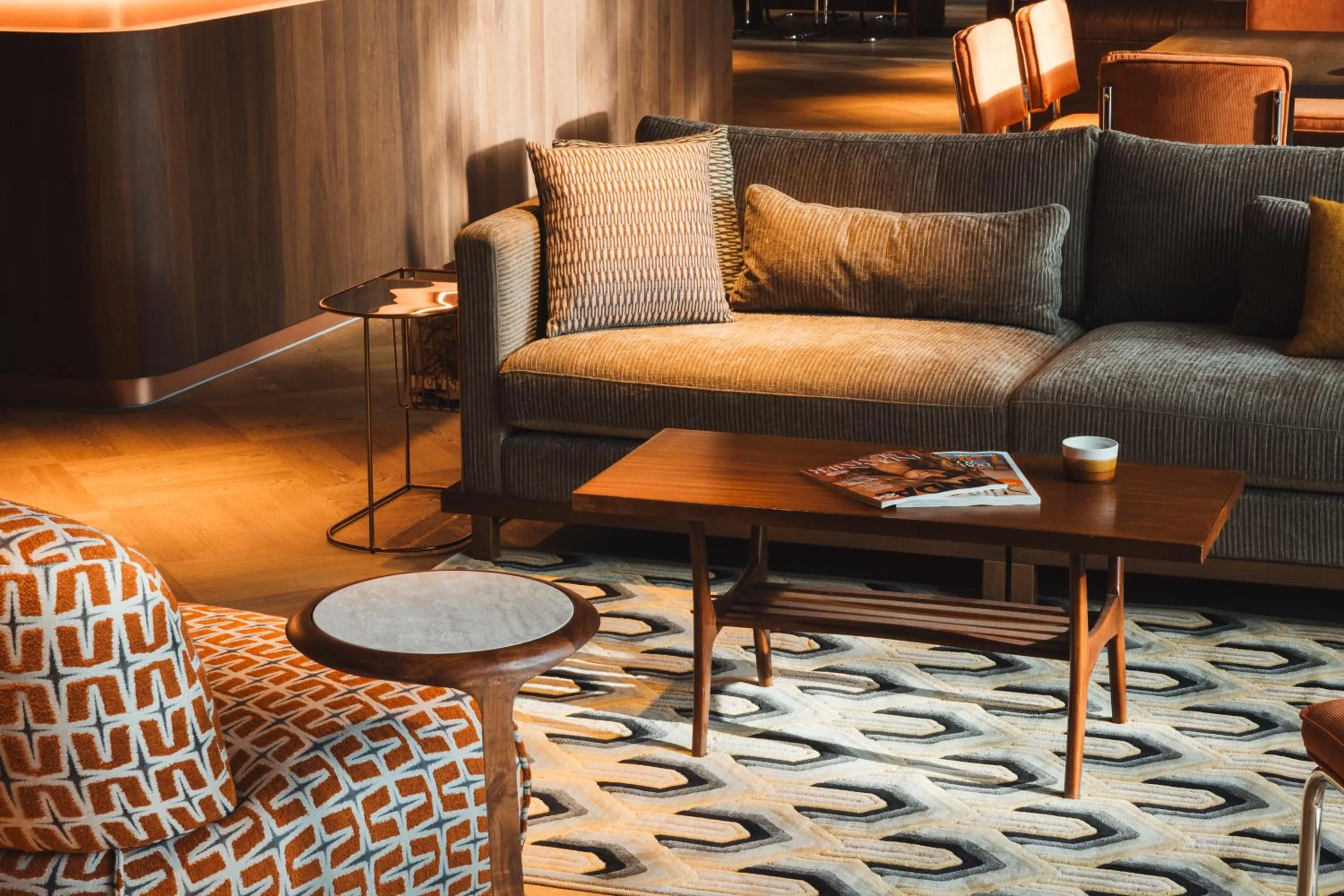 Seating area in Hotel V Oosterpark