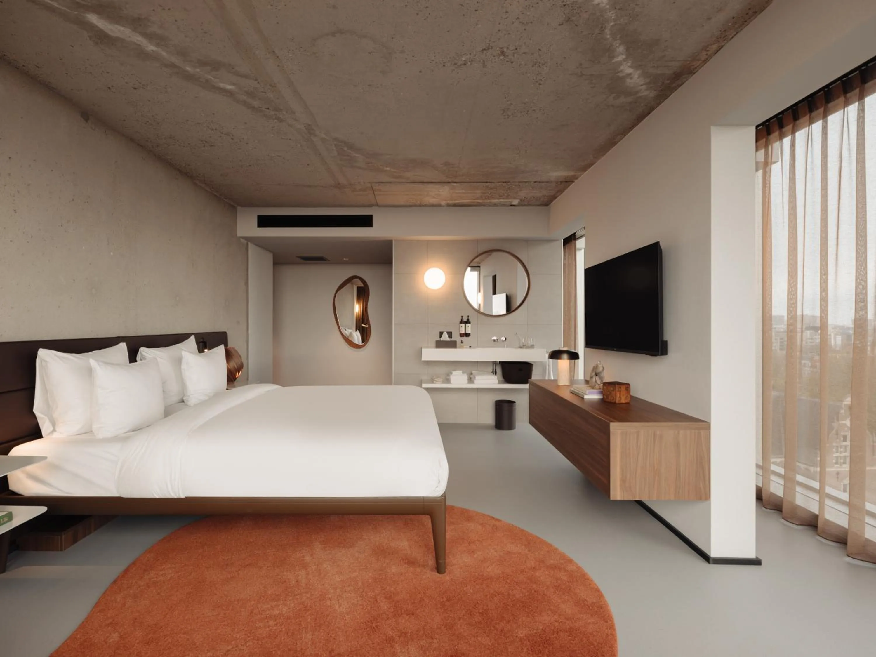 Bed in Hotel V Oosterpark