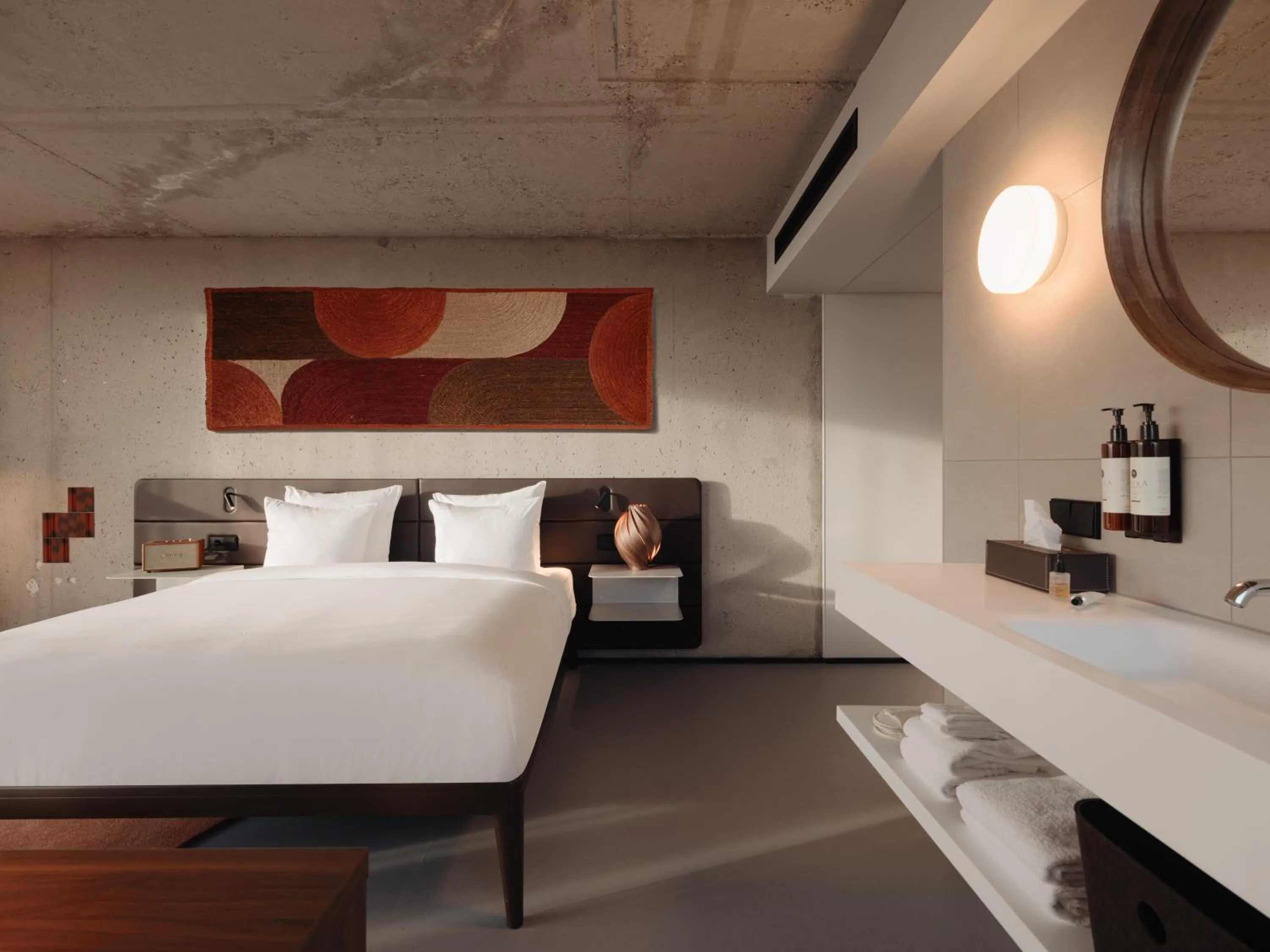 Bed in Hotel V Oosterpark