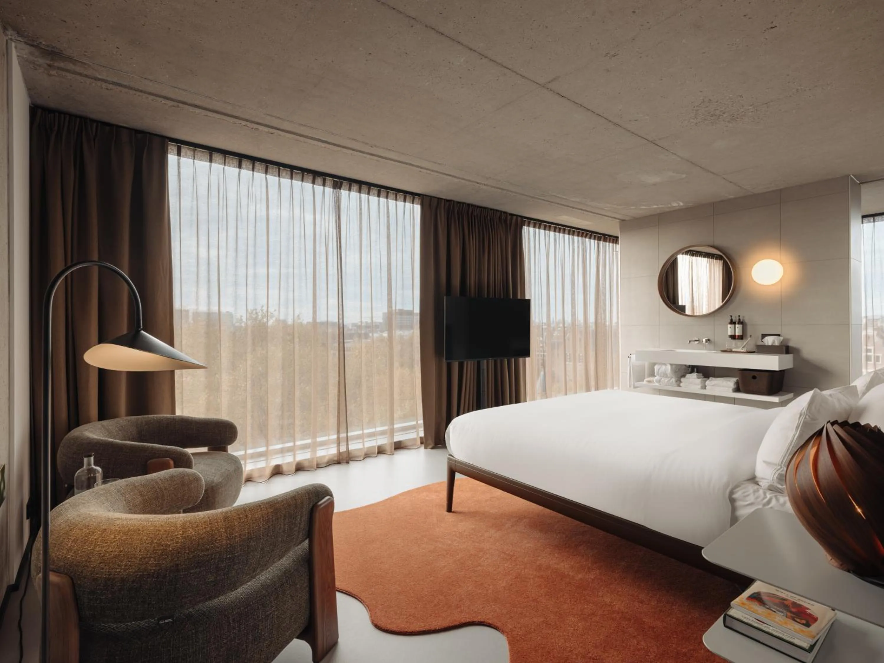 Bed in Hotel V Oosterpark