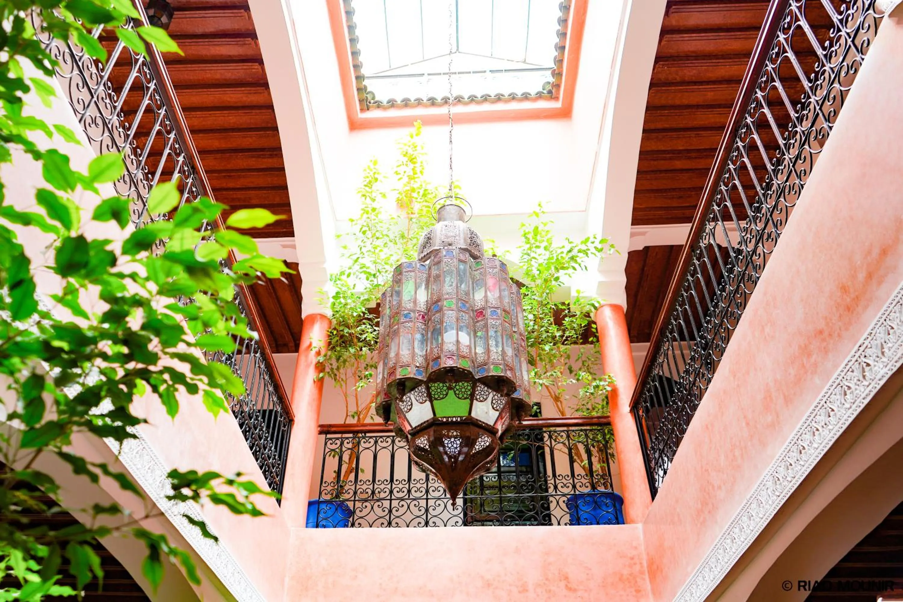 Lobby or reception in Riad Mounir