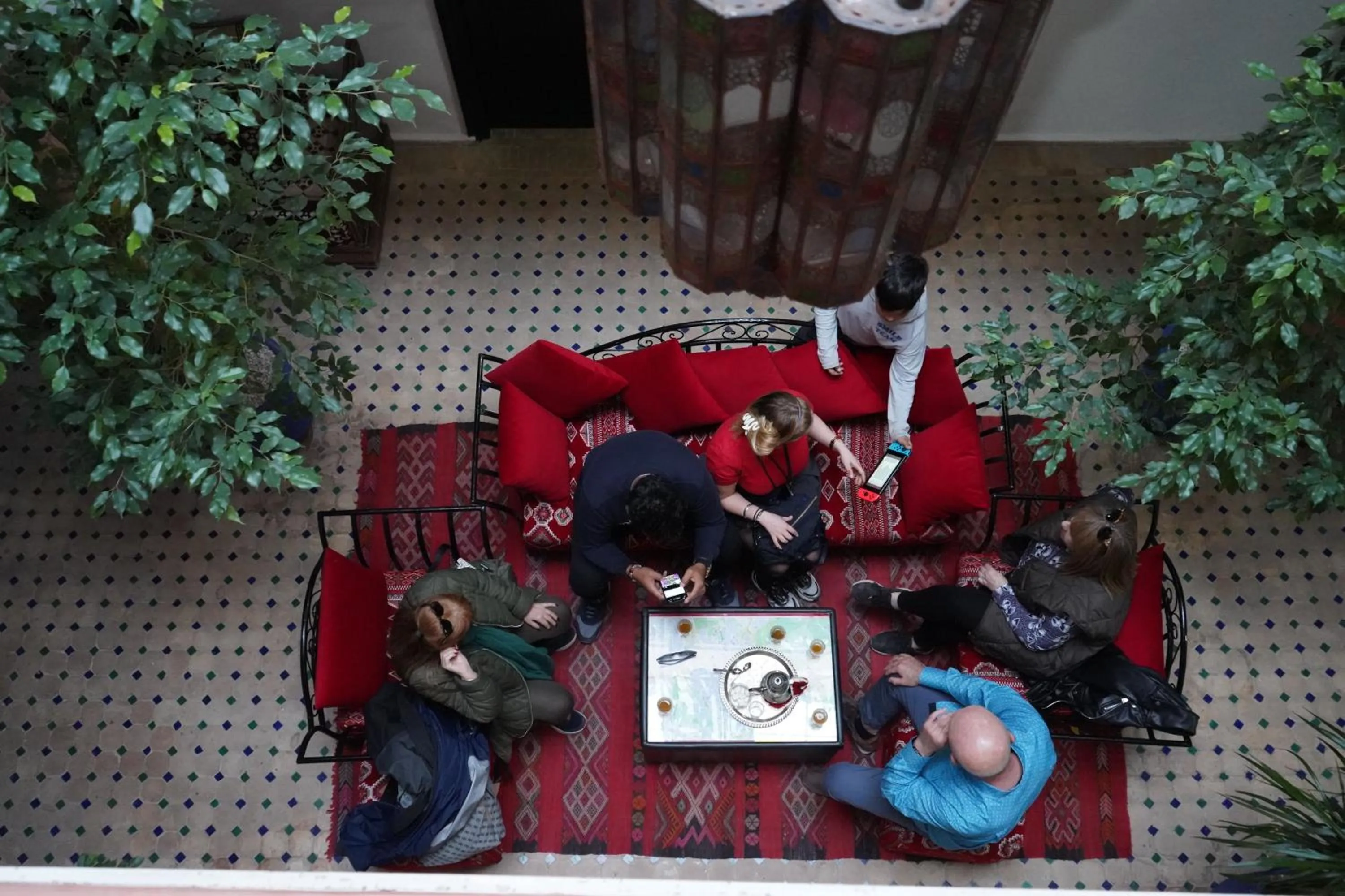 Patio in Riad Mounir