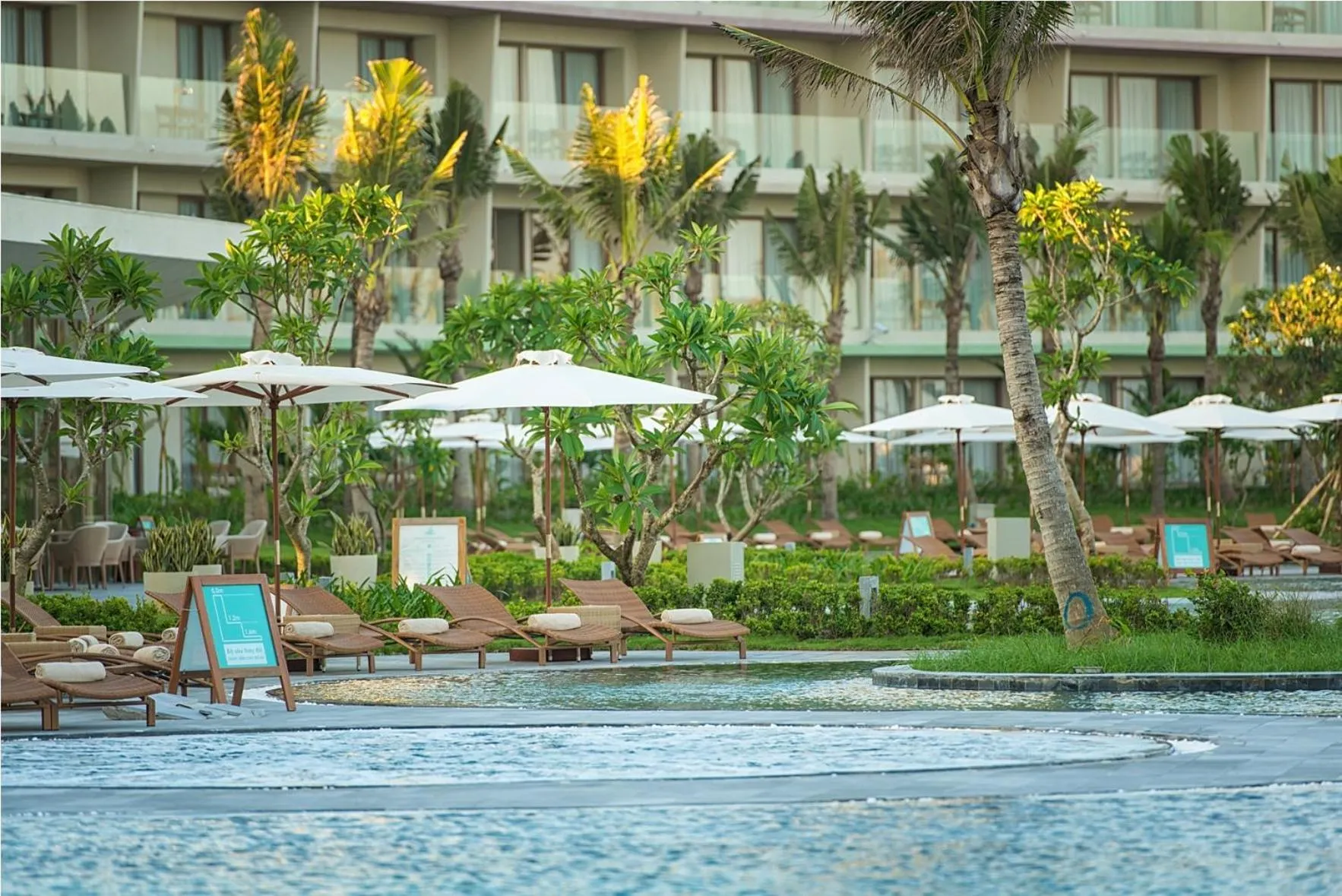 Swimming pool in FLC Luxury Hotel Samson