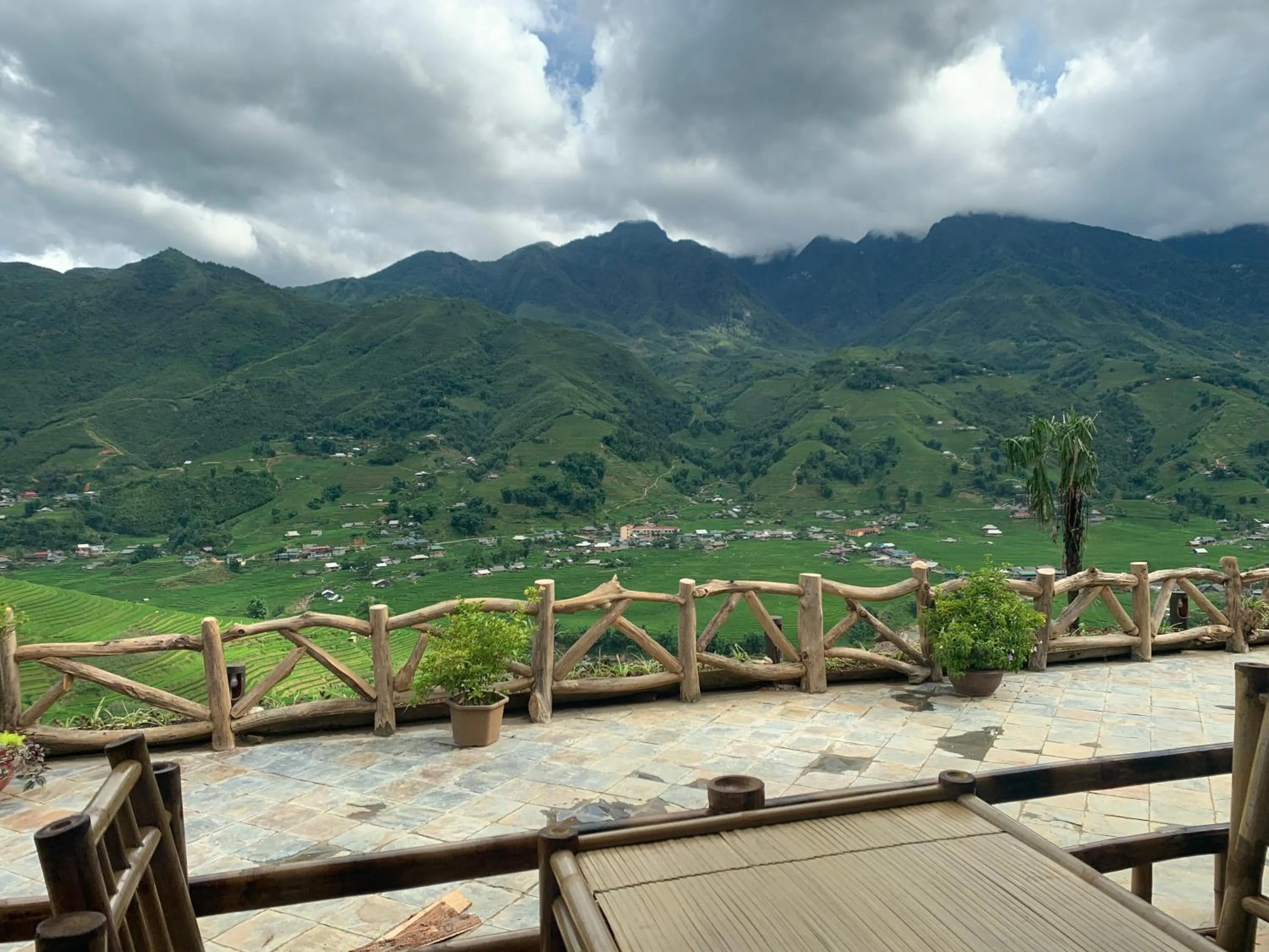 Patio in Eco Palms House - Sapa Retreat