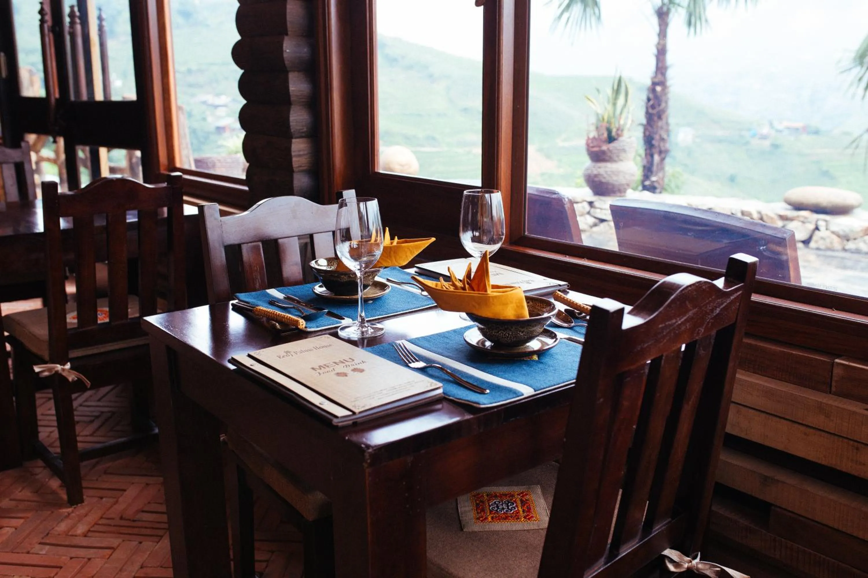Dining area in Eco Palms House - Sapa Retreat