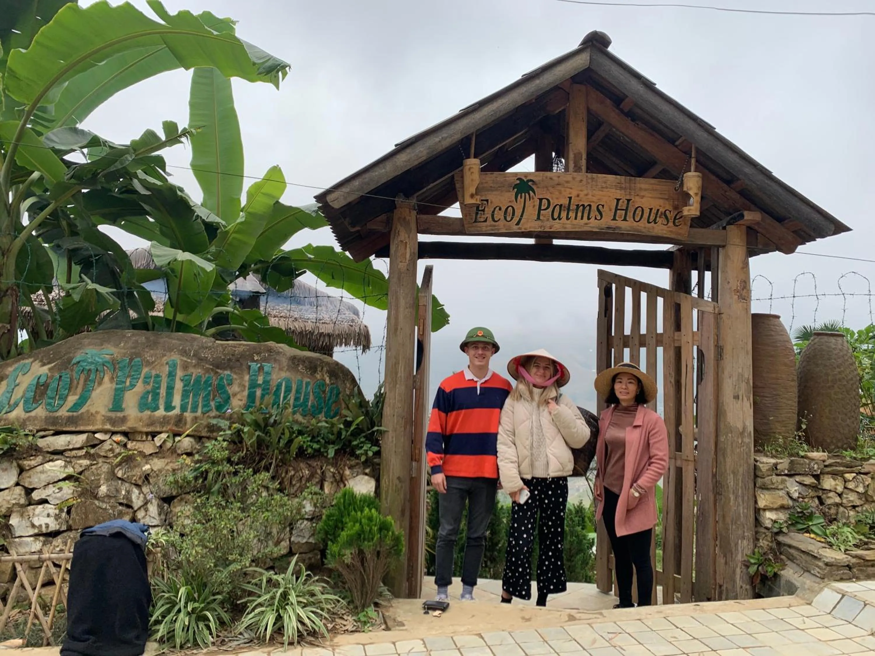 Facade/entrance in Eco Palms House - Sapa Retreat