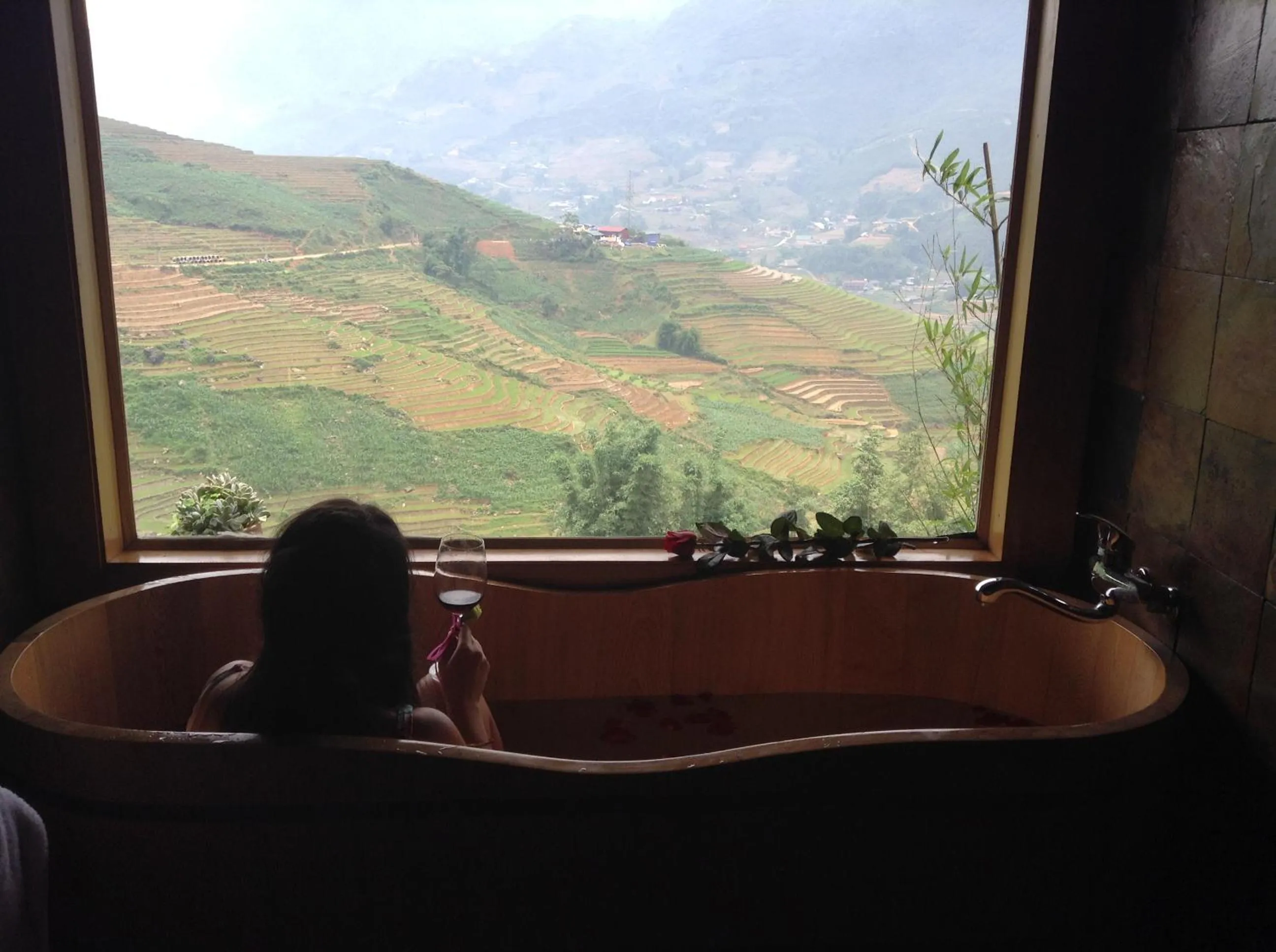 Bathroom in Eco Palms House - Sapa Retreat