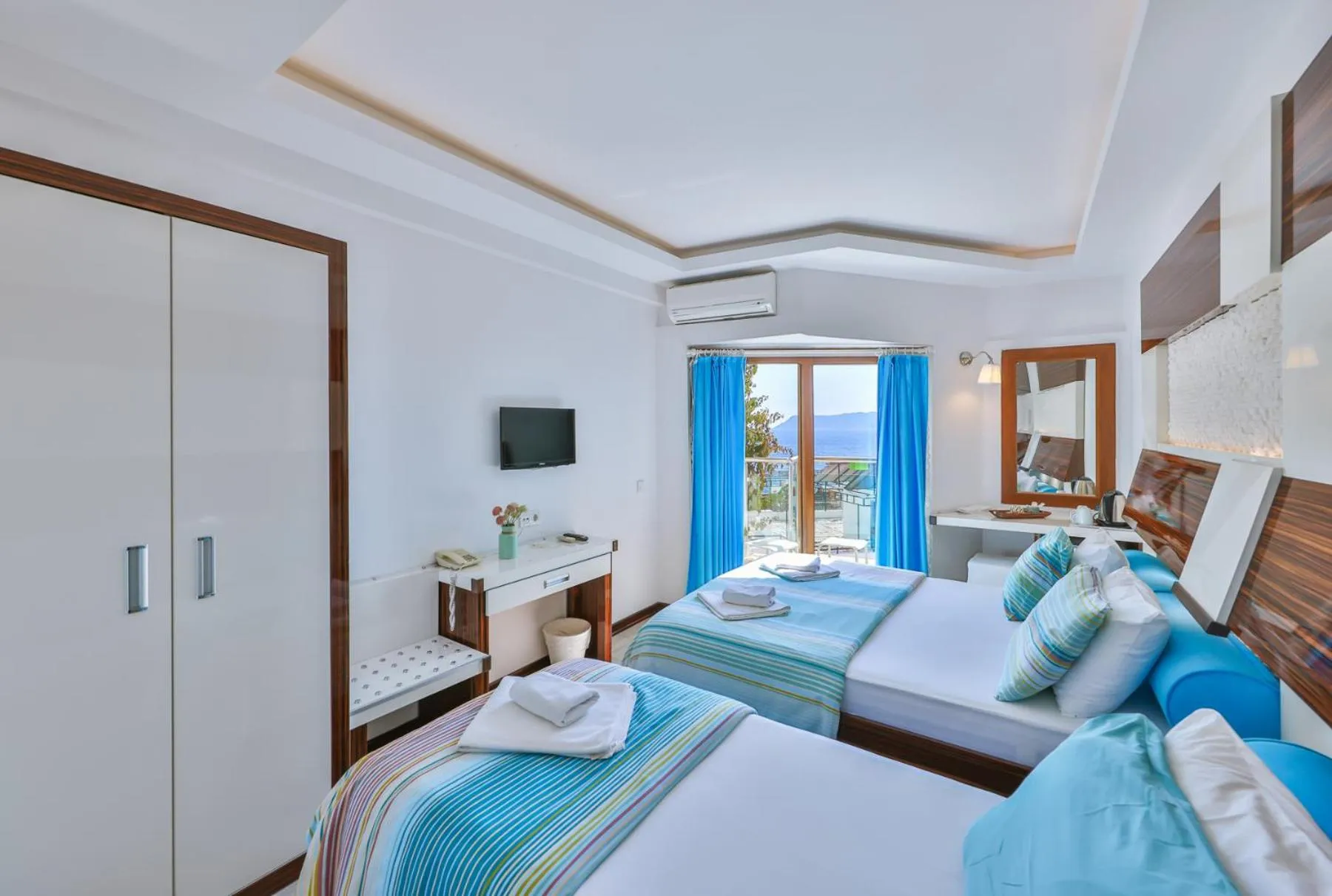 Bedroom, Bed in Hotel Sonne - Adults Only