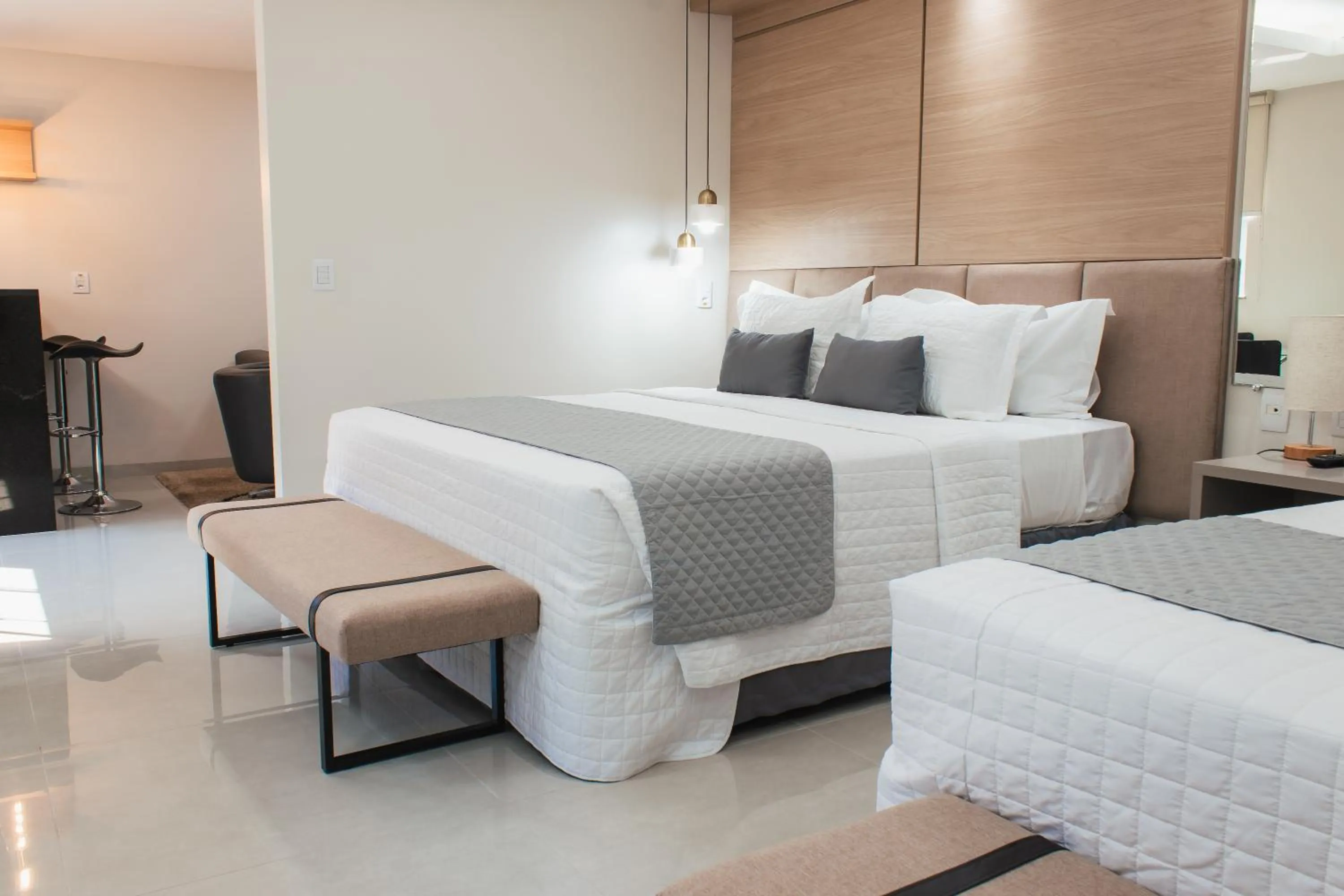 Bed in Atrium Confort Hotels