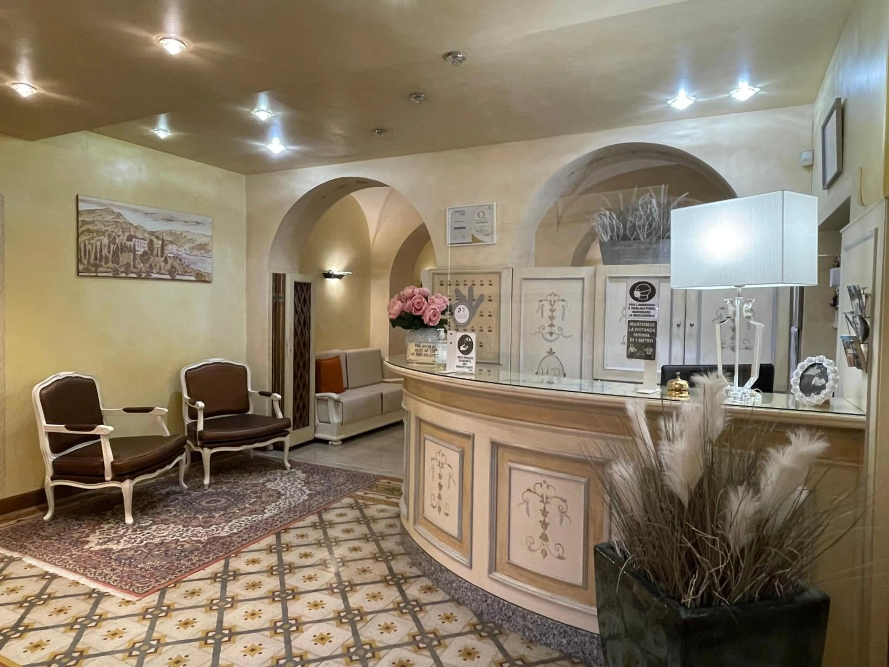 Lobby or reception in Hotel Bellevue